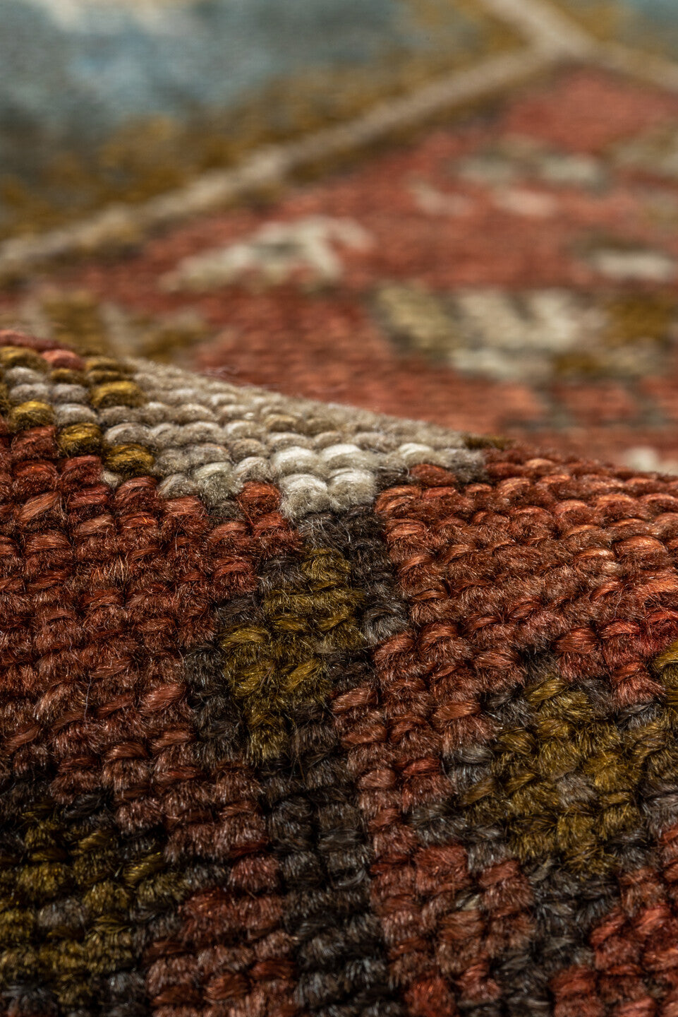 2' x 14' one-of-a-kind handmade vintage Malayer runner rug. Color palette: black, brown, gray, off-white, snow, white