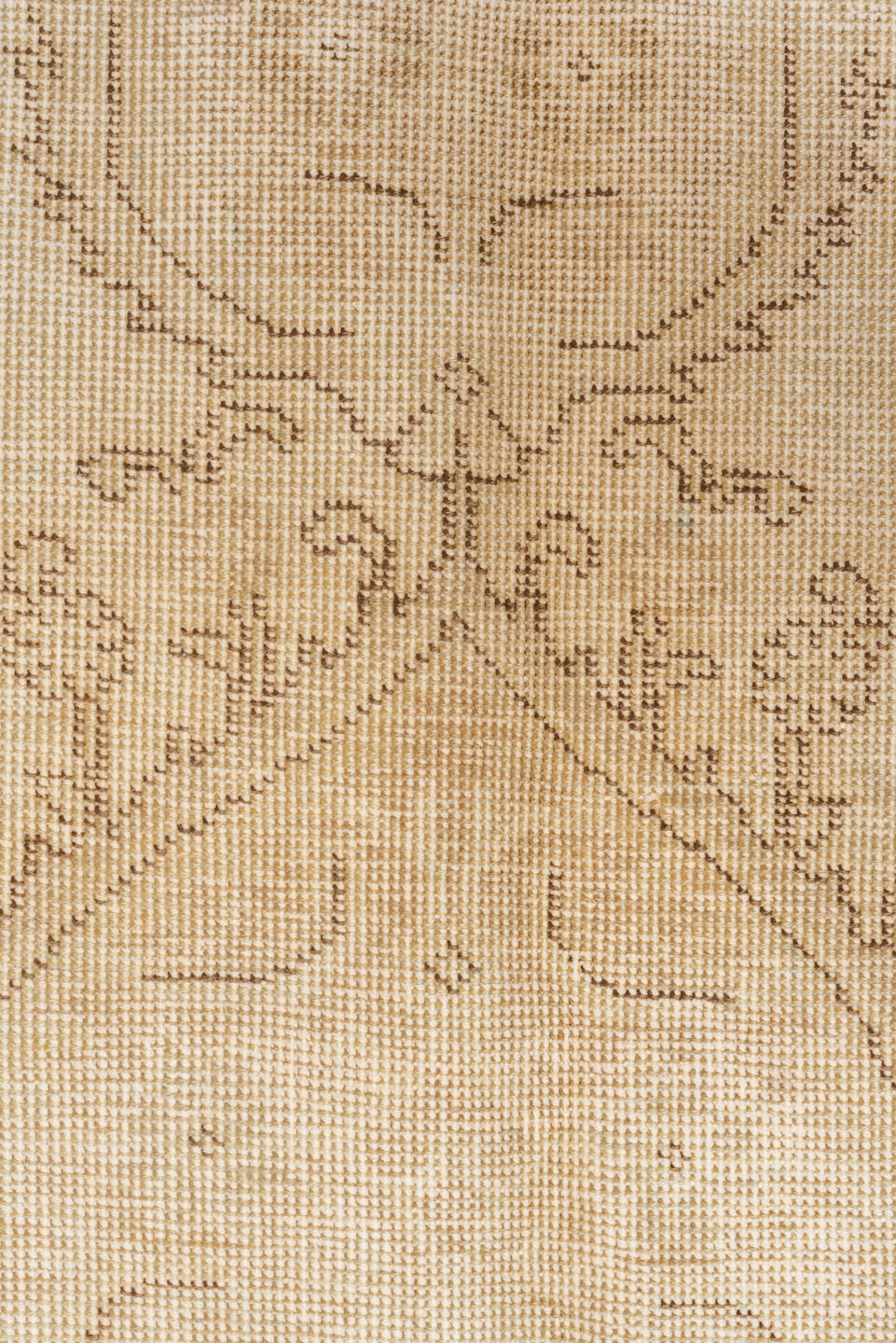 9' x 12' one-of-a-kind handmade vintage Tabriz large size rug. Color palette: brown, gray, light gray, off-white, orange