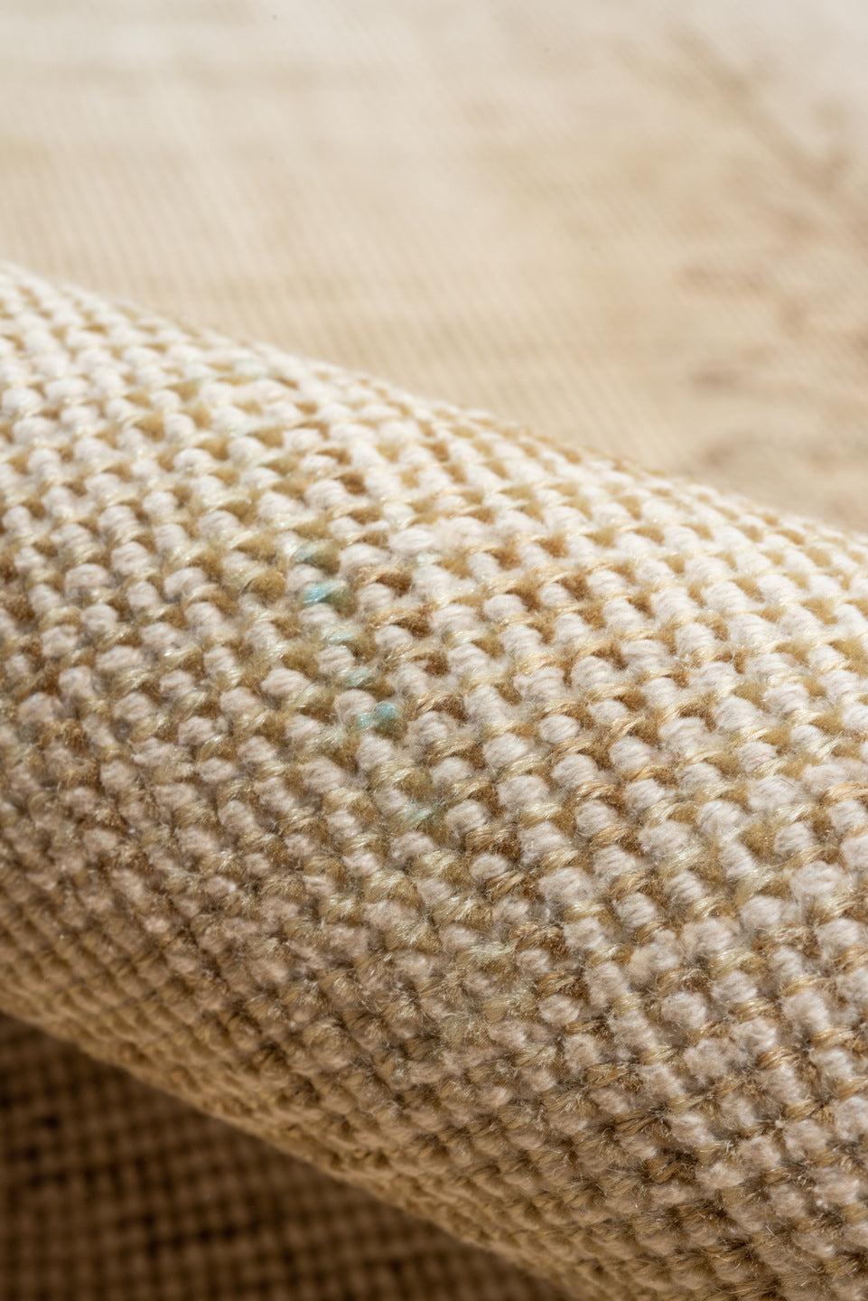 9' x 12' one-of-a-kind handmade vintage Tabriz large size rug. Color palette: brown, gray, light gray, off-white, orange