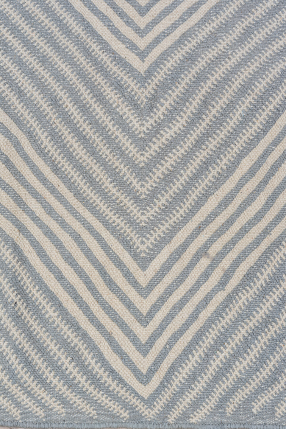 10' x 14' one-of-a-kind handmade vintage Kilim large size rug. Color palette: ivory, slate, pale blue, steel blue, gray