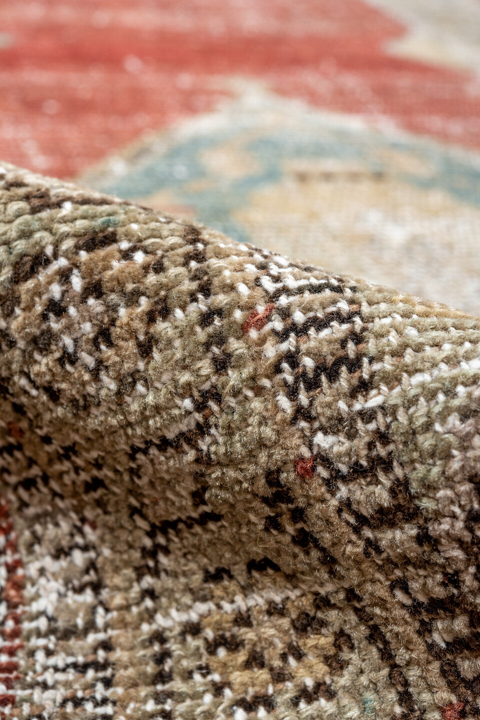 2' x 11' one-of-a-kind handmade vintage Malayer runner rug. Color palette: brown, dim gray, gray, light gray, off-white