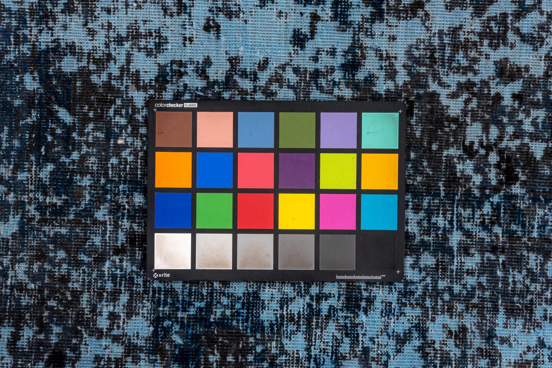 9' x 12' one-of-a-kind handmade vintage Overdyed large size rug. Color palette: blue, charcoal, slate, black, gray