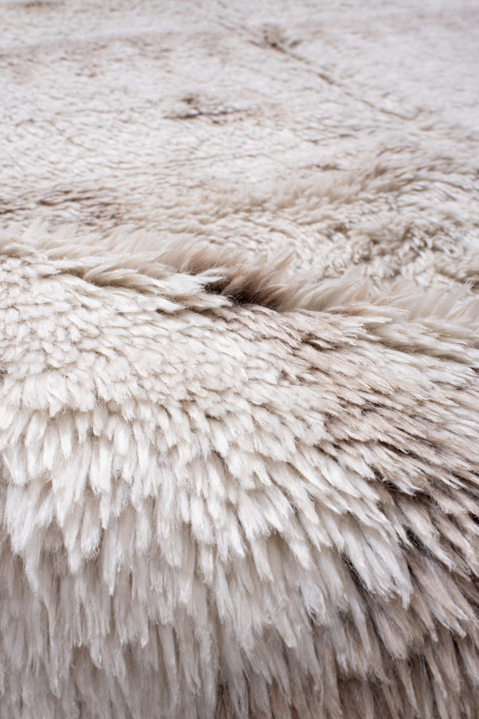 6' x 9' one-of-a-kind handmade vintage Moroccan medium size rug. Color palette: ivory, cream, taupe, beige, gray