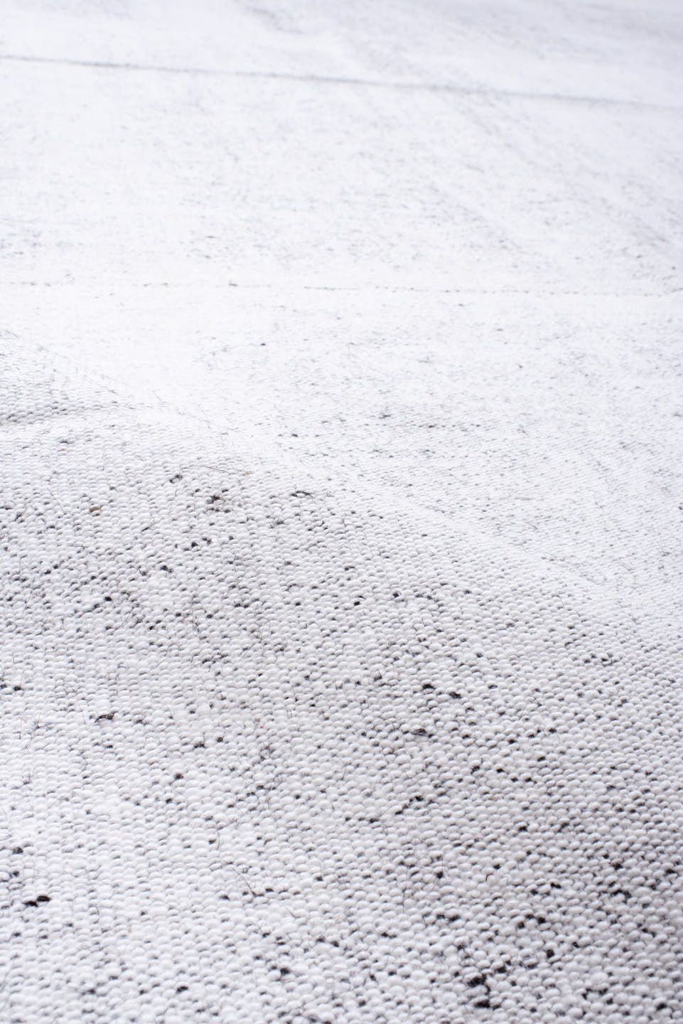 10' x 12' one-of-a-kind handmade antique Flatweave large size rug. Color palette: ivory, cream, pale gray, light gray