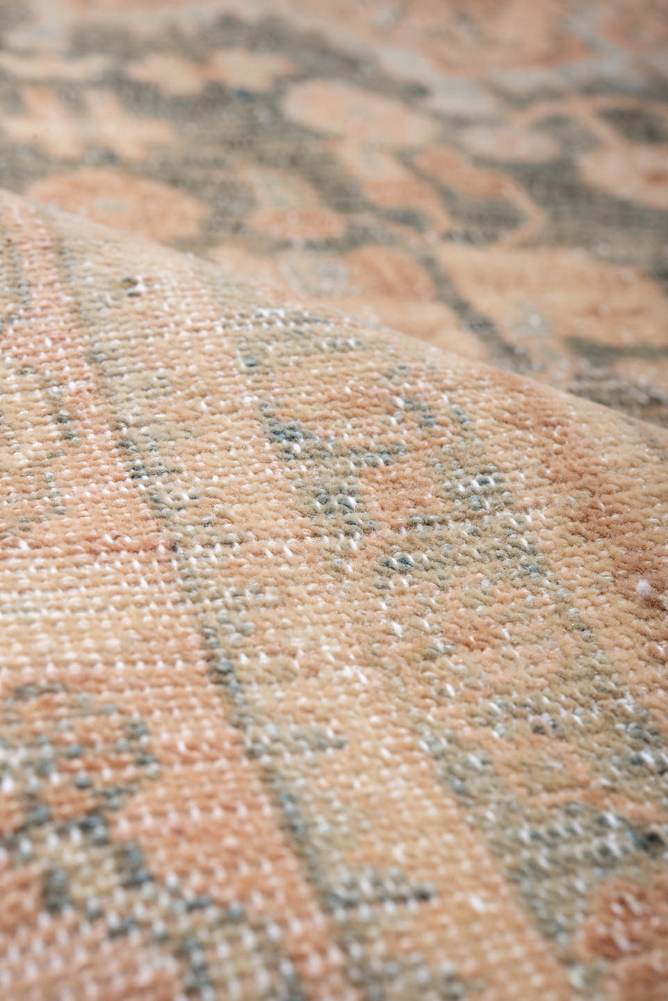 5' x 10' one-of-a-kind handmade vintage Malayer medium size rug. Color palette: blush, charcoal, ivory, sky_blue, taupe