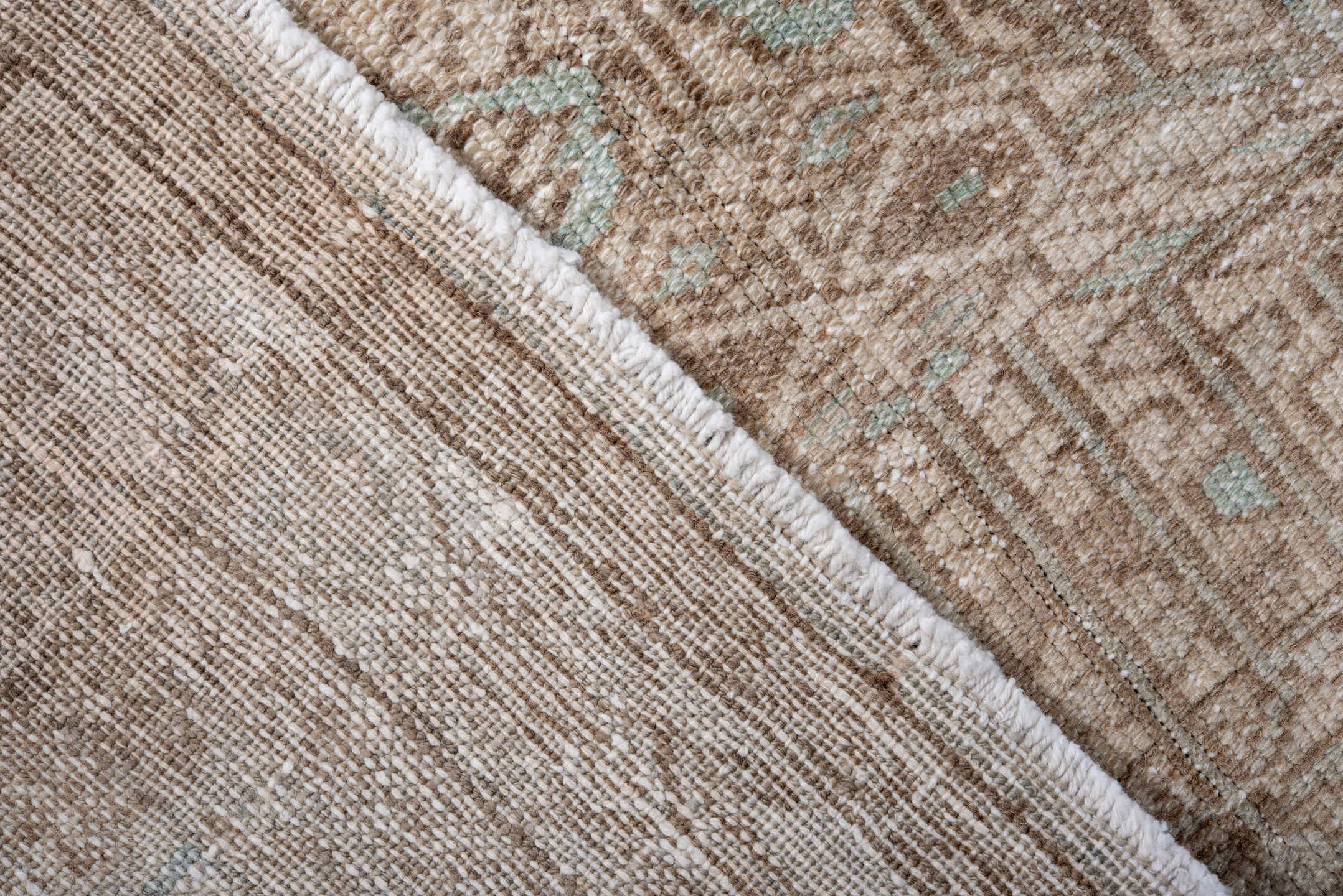 3' x 6' one-of-a-kind handmade antique Malayer small size rug. Color palette: ivory, taupe, brown, sky_blue, beige, gray
