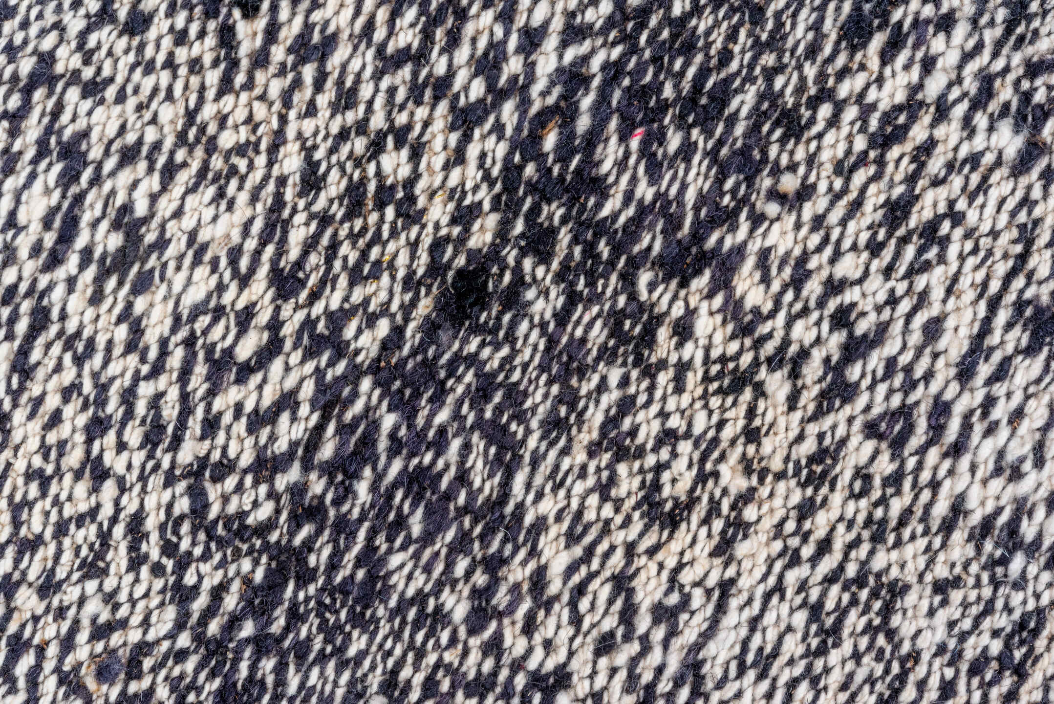 9' x 12' one-of-a-kind handmade vintage Kilim large size rug. Color palette: black, charcoal, dark gray, dim gray, gray