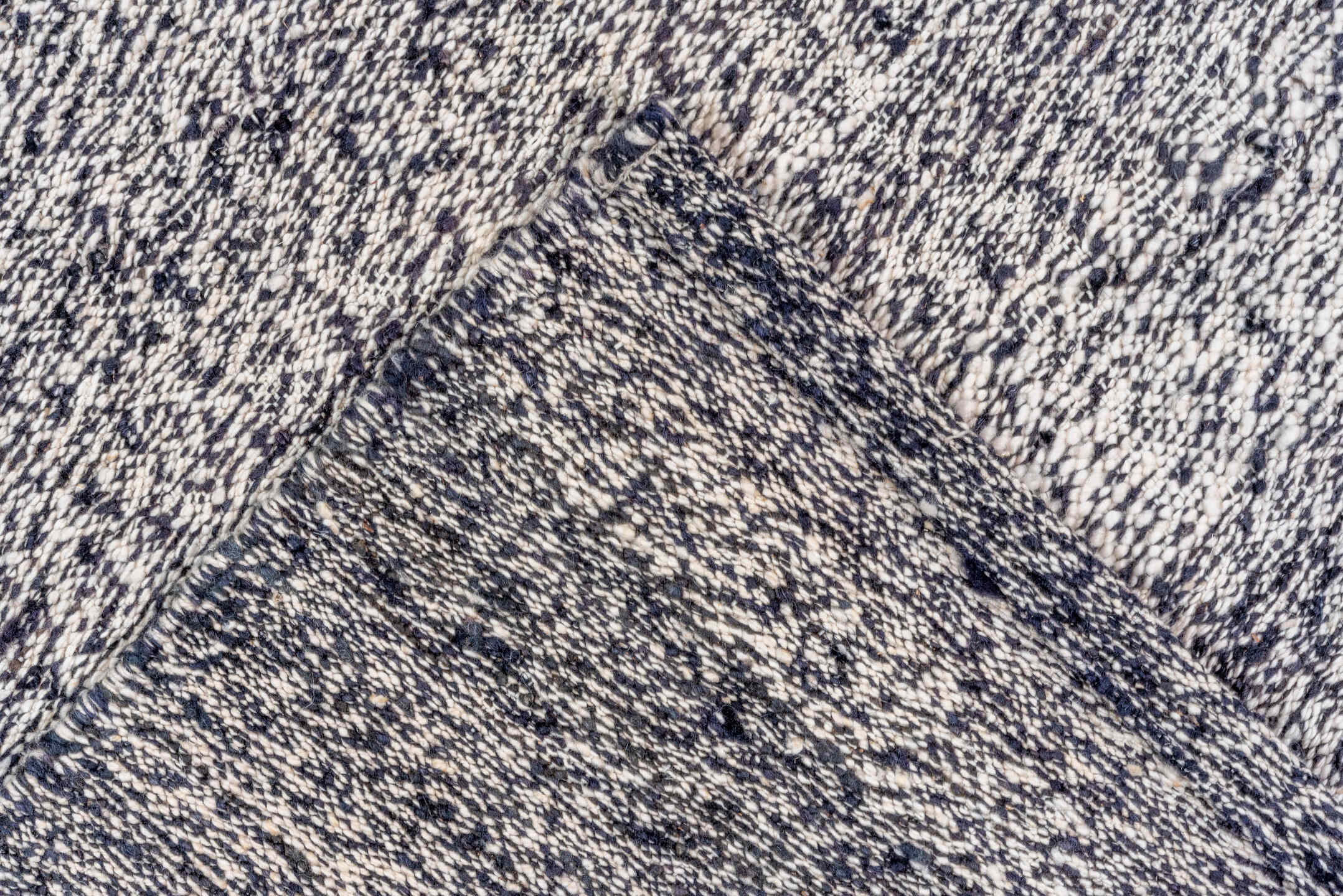 9' x 12' one-of-a-kind handmade vintage Kilim large size rug. Color palette: black, charcoal, dark gray, dim gray, gray