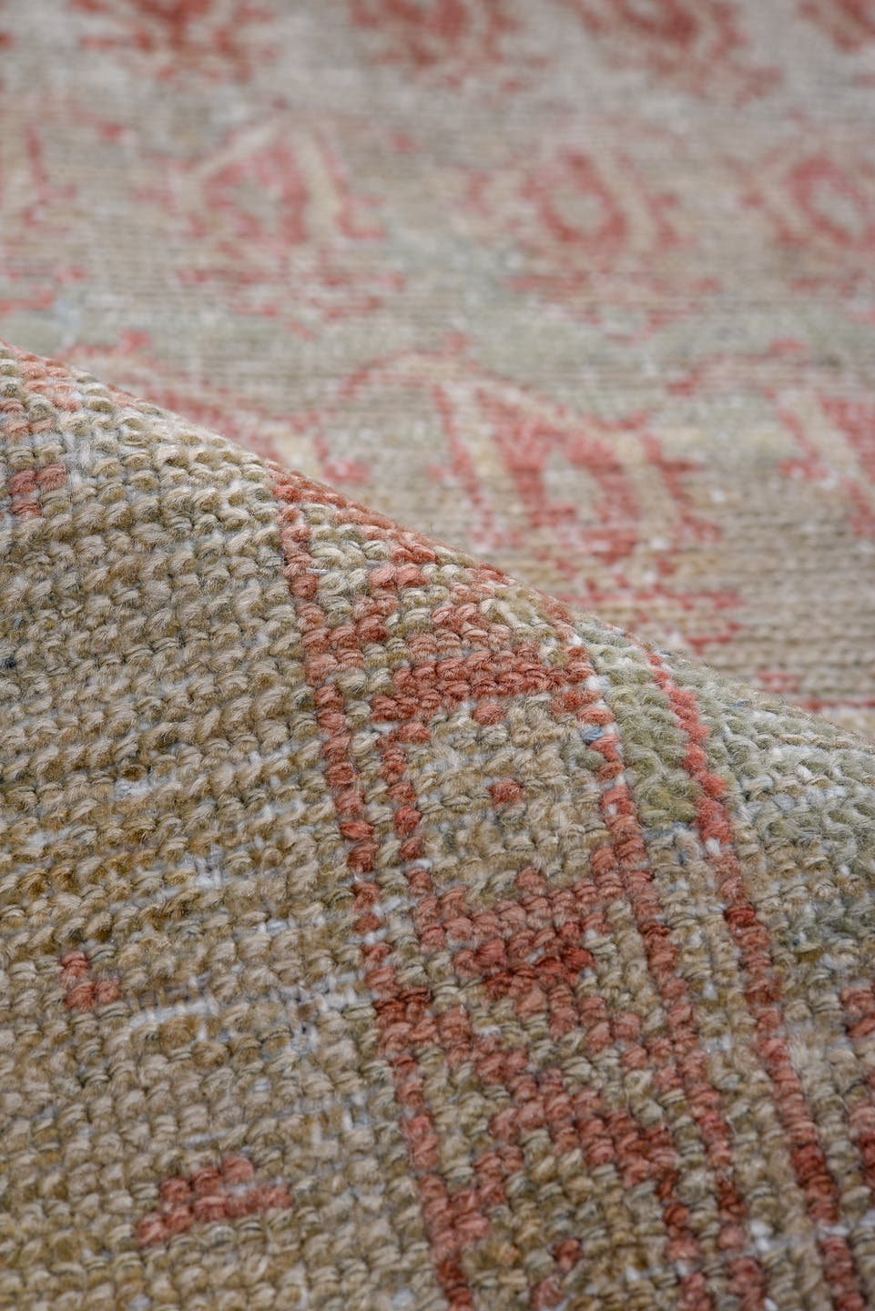 3' x 16' one-of-a-kind handmade antique Malayer runner rug. Color palette: ivory, rose, rust, taupe, brown, pink, red