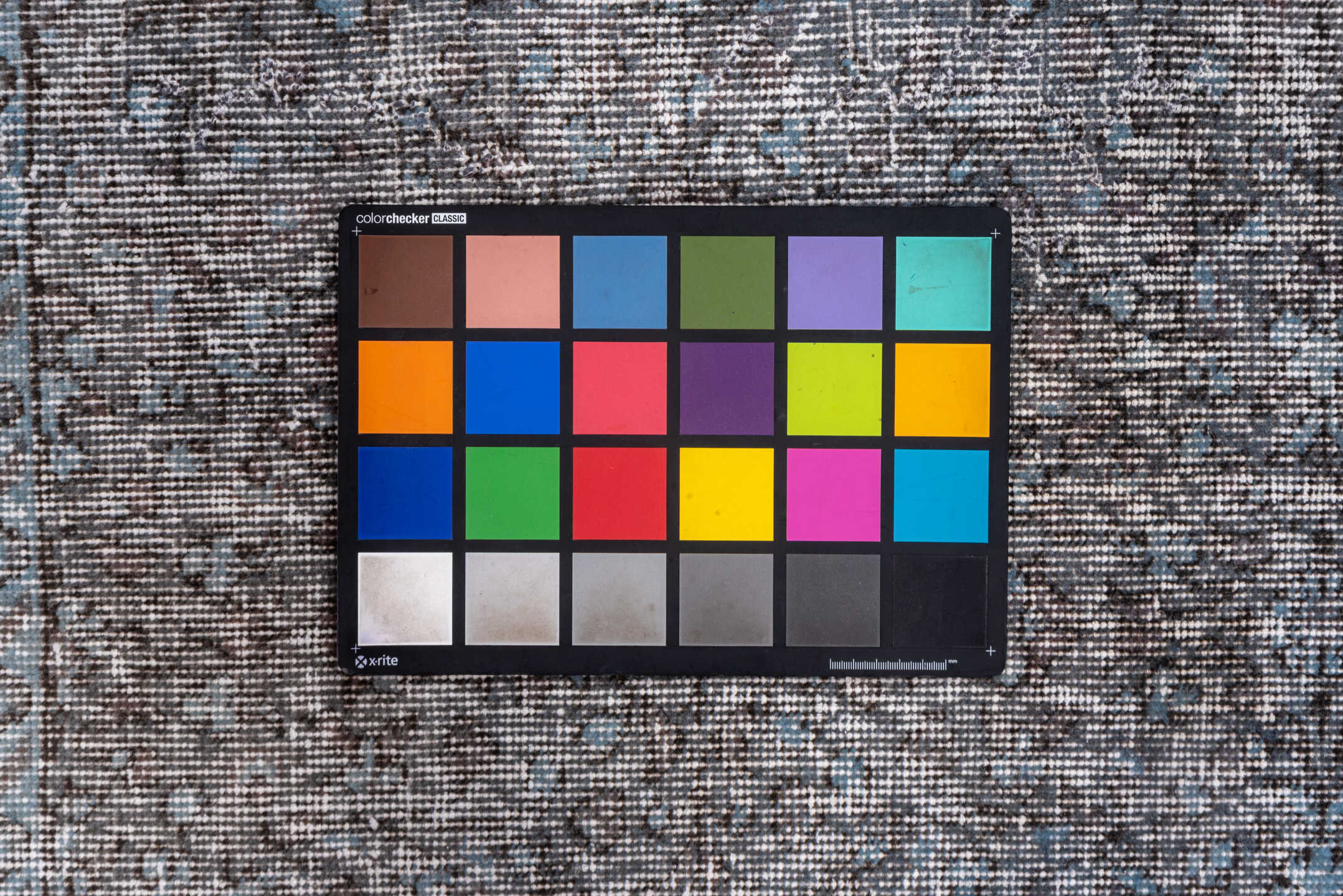 2' x 9' one-of-a-kind handmade vintage Overdyed runner rug. Color palette: black, charcoal, dark gray, dim gray, gray