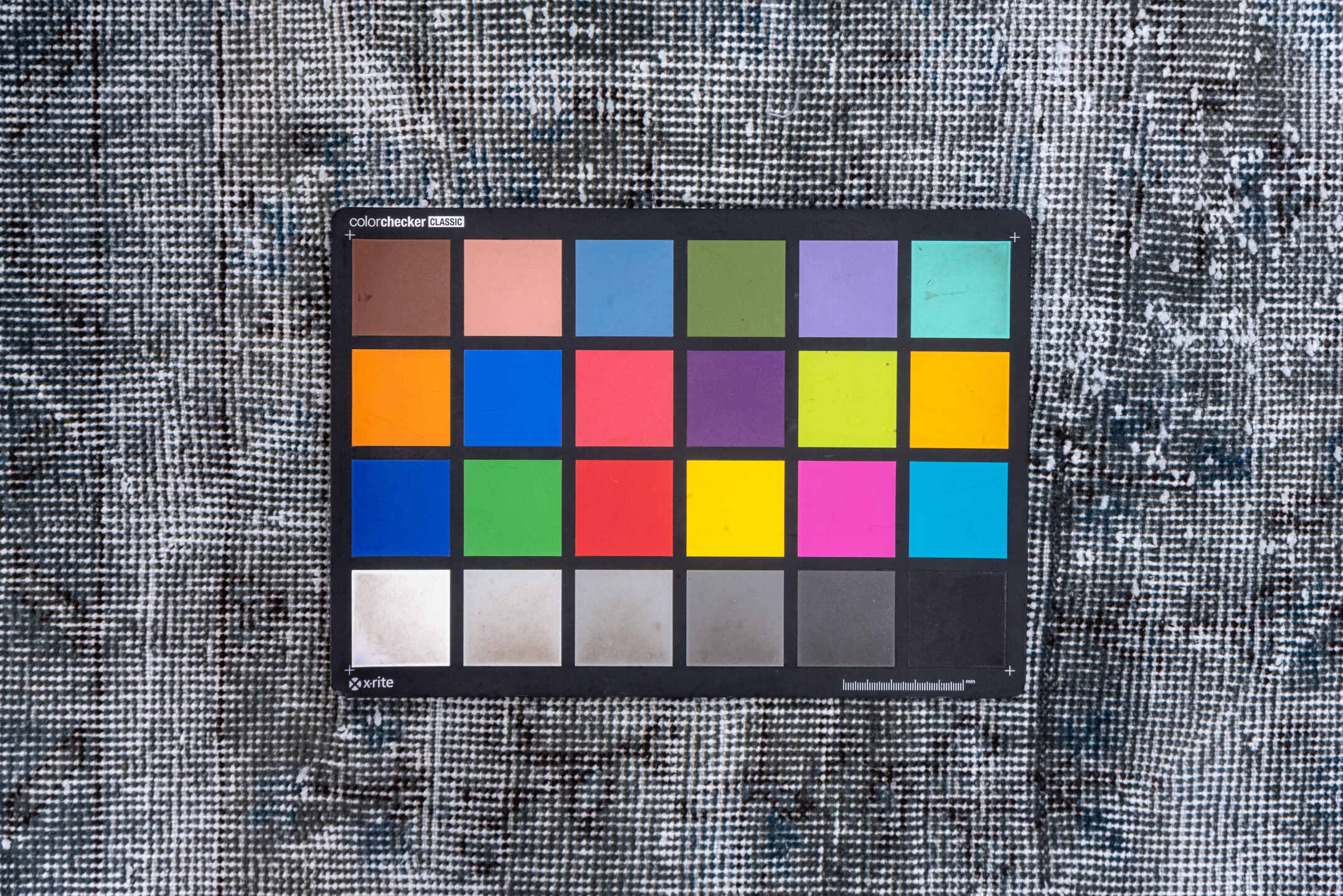 2' x 10' one-of-a-kind handmade vintage Overdyed runner rug. Color palette: black, blue, dark gray, dim gray, gray