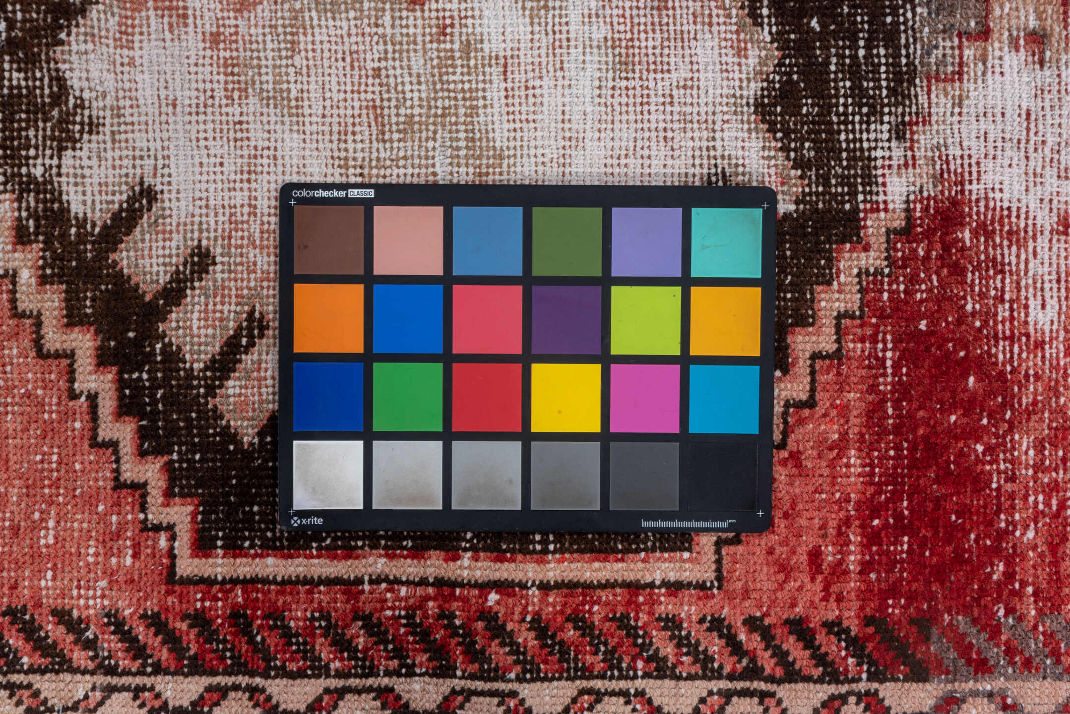 2' x 11' one-of-a-kind handmade vintage Oushak runner rug. Color palette: brown, gray, light gray, pink, red