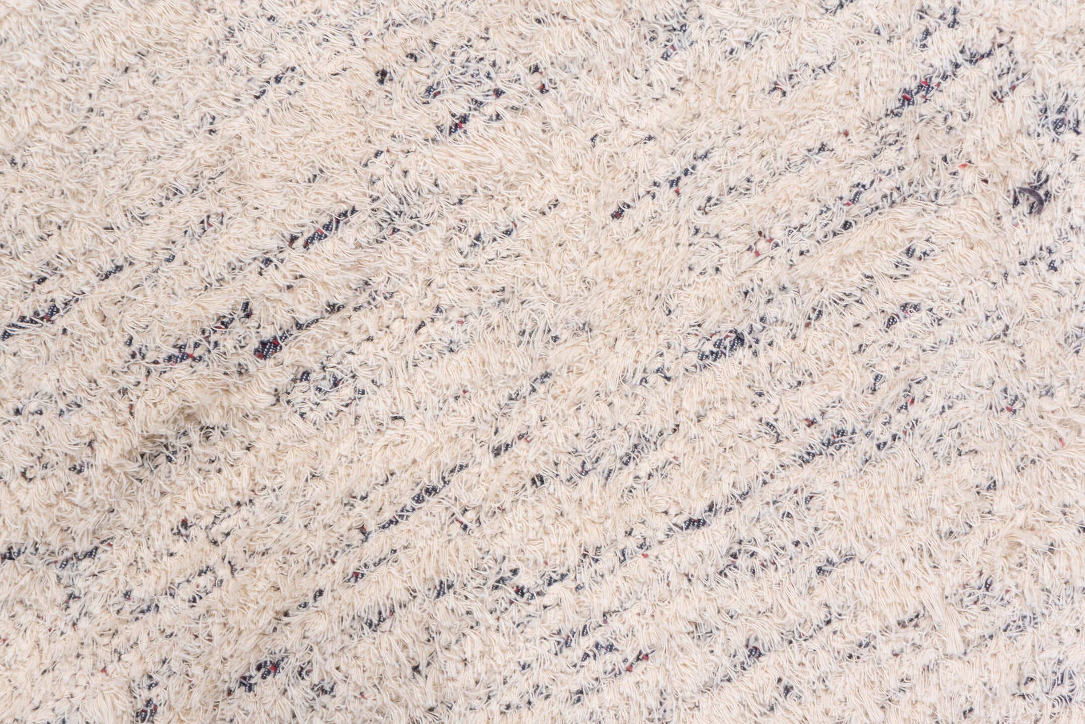 6' x 6' one-of-a-kind handmade vintage Kilim rug. Color palette: ivory, cream, light gray, taupe, beige, gray