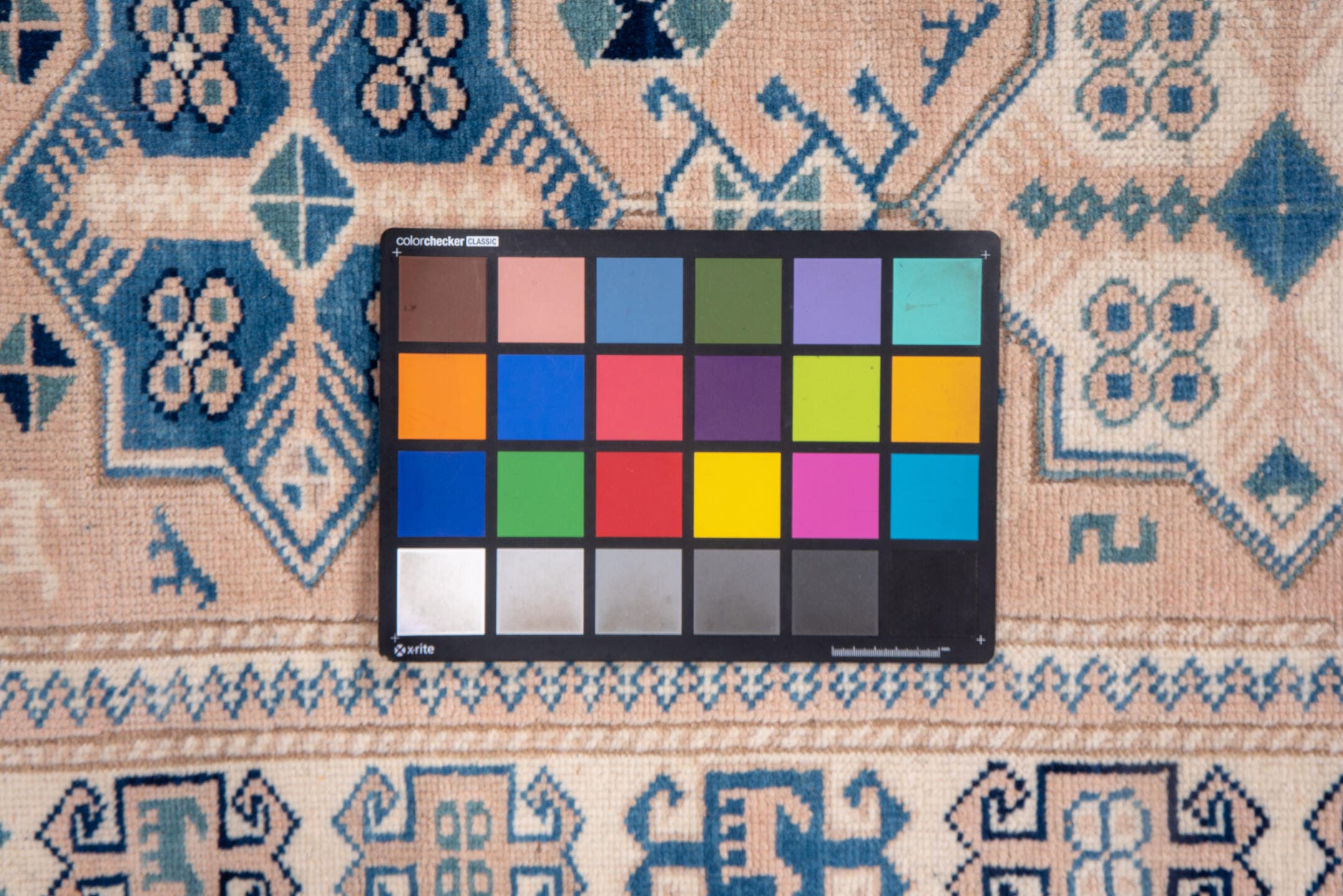 2' x 15' one-of-a-kind handmade vintage Oushak runner rug. Color palette: blush, denim, ivory, taupe, slate, pink, blue