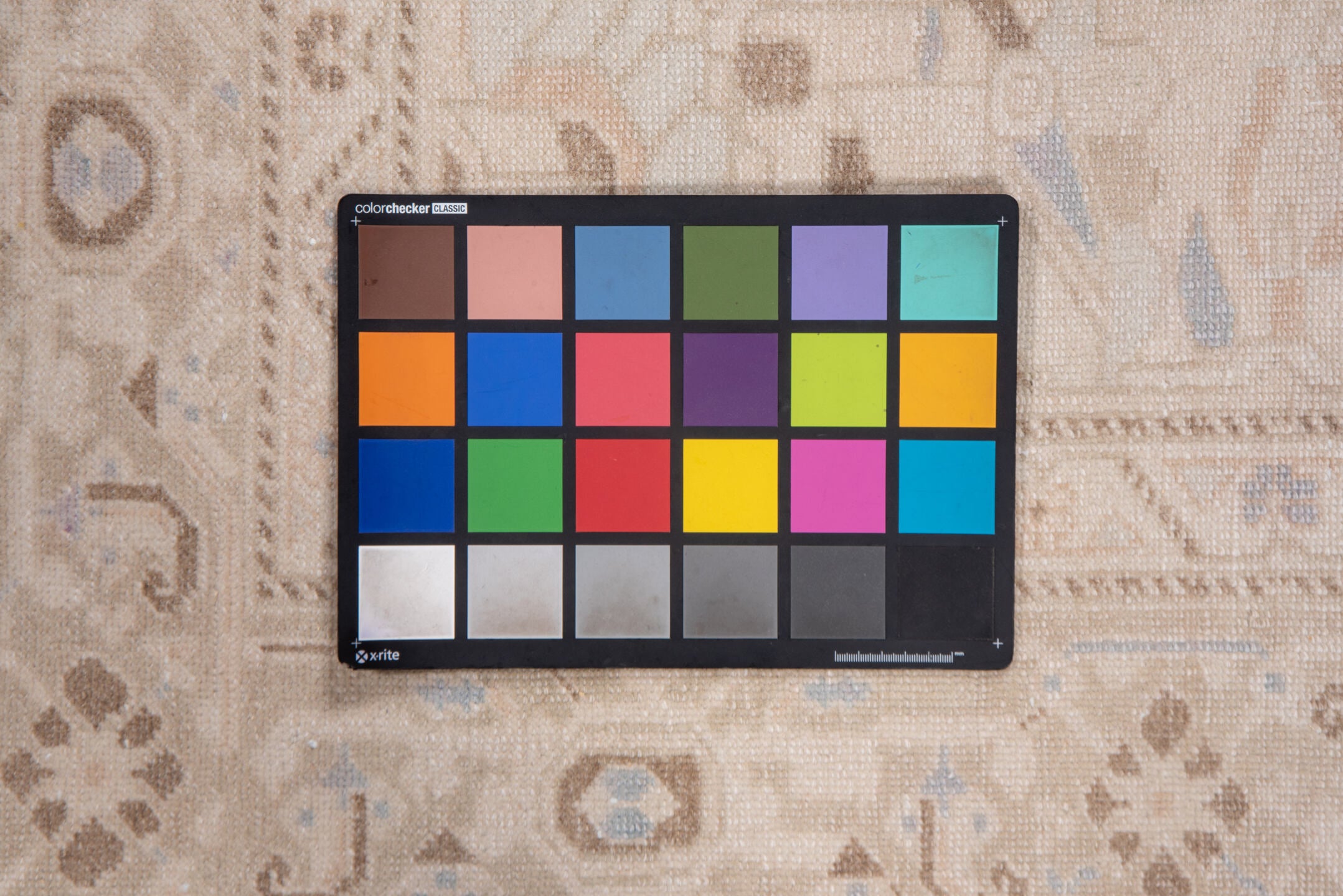 6' x 9' one-of-a-kind handmade vintage Oushak medium size rug. Color palette: brown, gray, light gray, off-white, orange