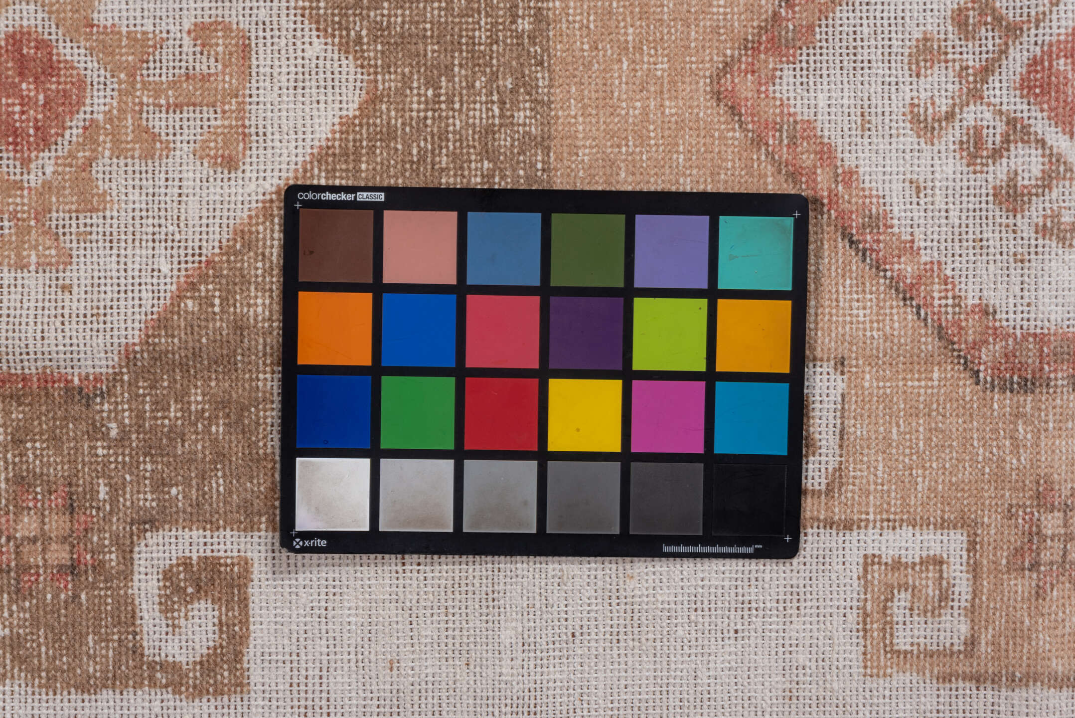 2' x 12' one-of-a-kind handmade vintage Oushak runner rug. Color palette: brown, gainsboro, gray, lavender blush, light gray