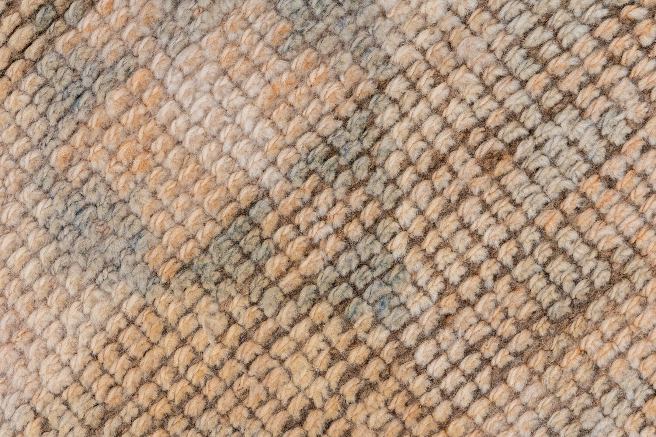 2' x 11' one-of-a-kind handmade vintage Oushak runner rug. Color palette: peach, gray, ivory, taupe, camel, terracotta, pink