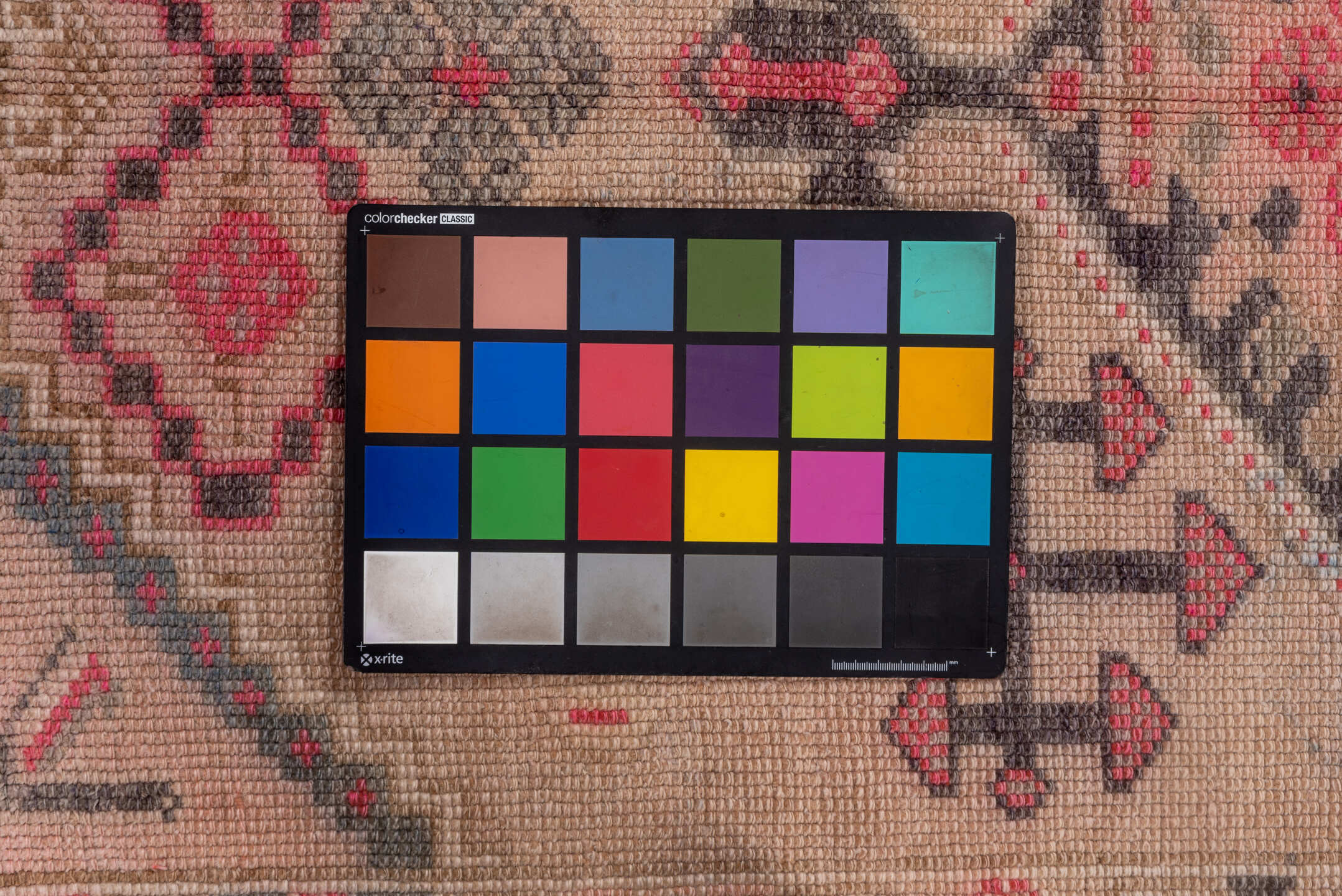 2' x 12' one-of-a-kind handmade vintage Oushak runner rug. Color palette: brown, gray, light gray, off-white, pink, red