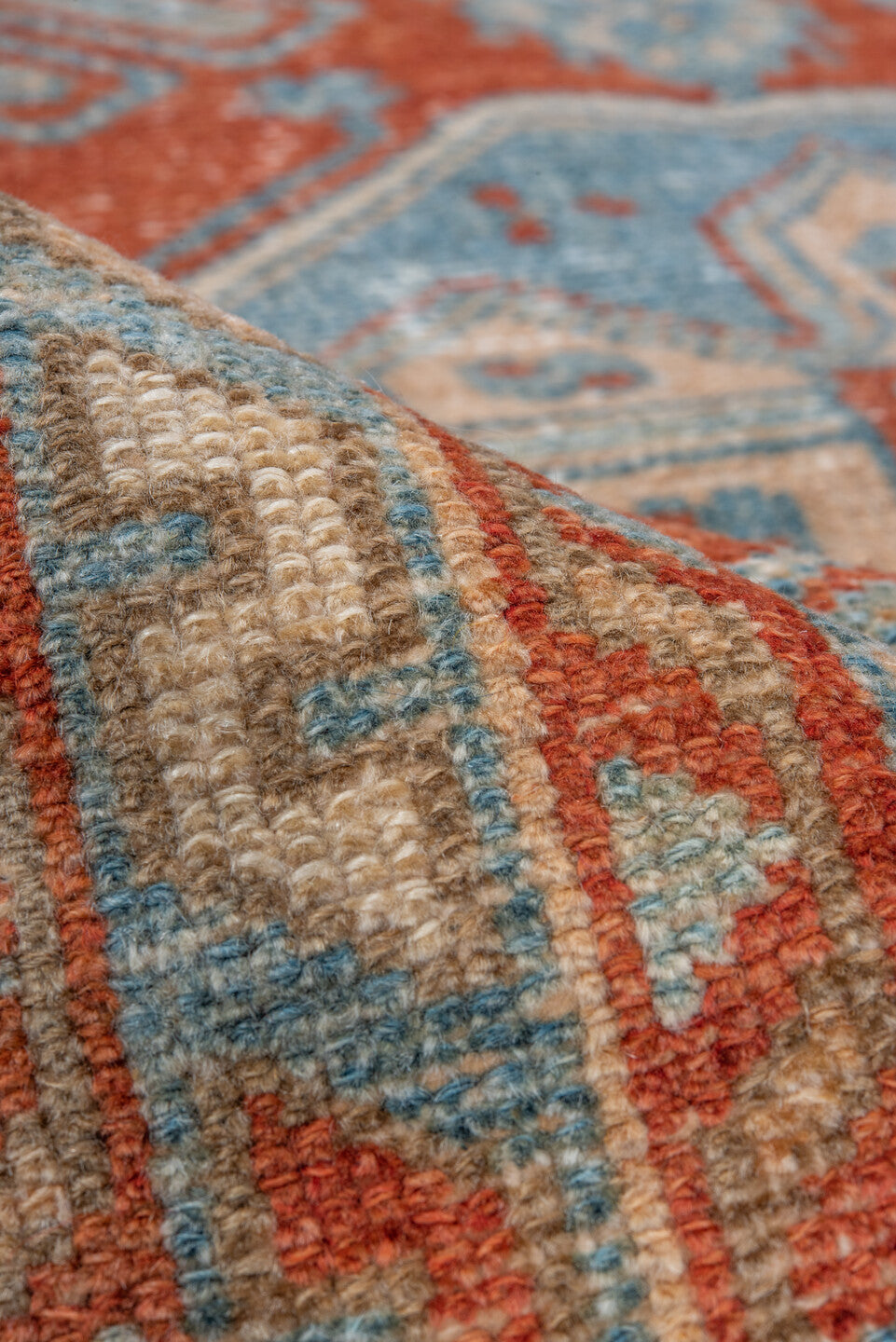 3' x 5' one-of-a-kind handmade vintage Malayer small size rug. Color palette: brown, dark gray, gray, light gray, off-white