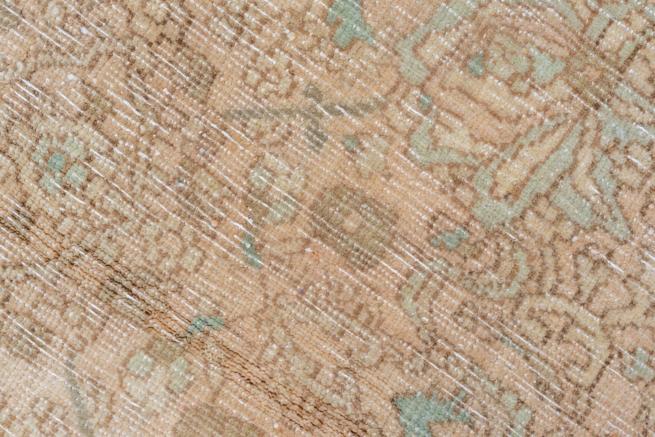 10' x 13' one-of-a-kind handmade vintage Bidjar large size rug. Color palette: beige, taupe, ivory, pale aqua, sand, camel