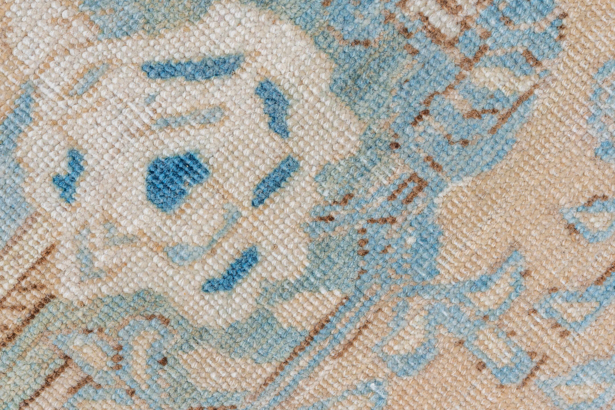 8' x 10' one-of-a-kind handmade vintage Tabriz large size rug. Color palette: beige, sky blue, ivory, taupe, camel