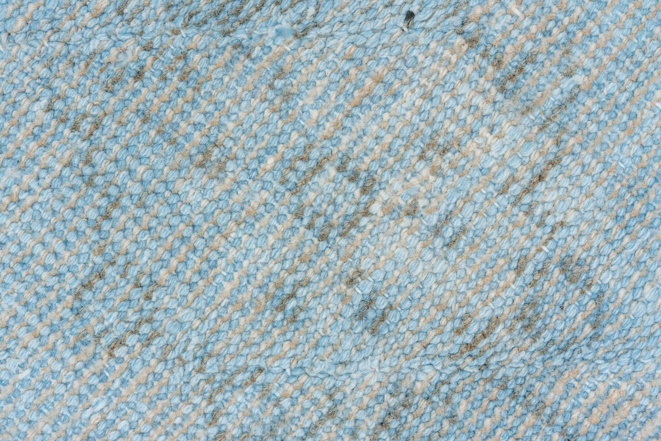 7' x 10' one-of-a-kind handmade vintage Mahal large size rug. Color palette: pale blue, ivory, sky blue, taupe, gray