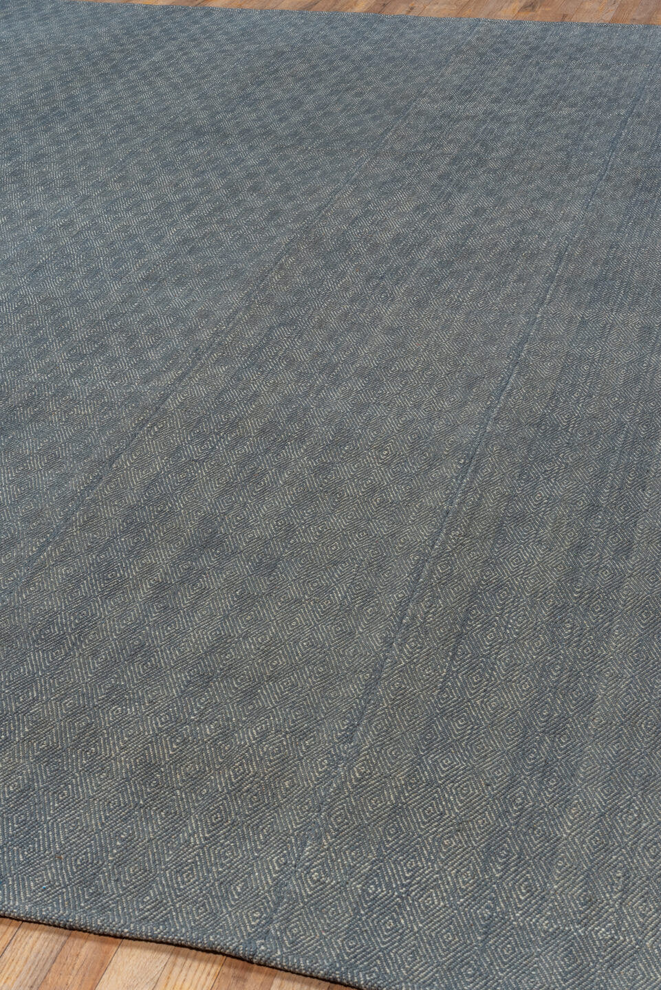 9' x 12' one-of-a-kind handmade vintage Kilim large size rug. Color palette: gray, charcoal, slate, ivory, black