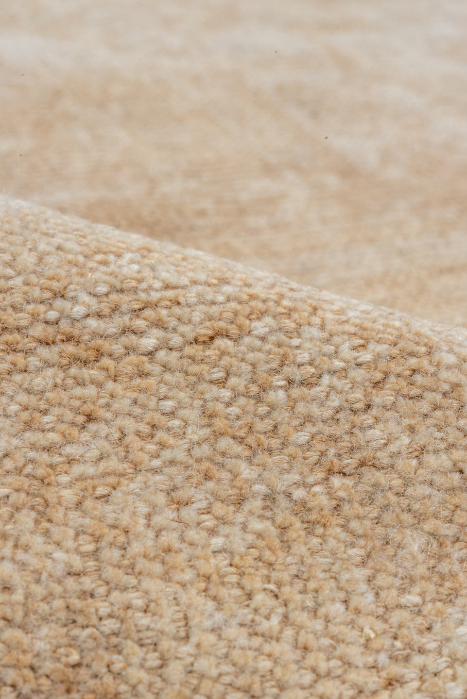 8' x 11' one-of-a-kind handmade vintage Afghan large size rug. Color palette: camel, beige, taupe, sand, ivory, gray