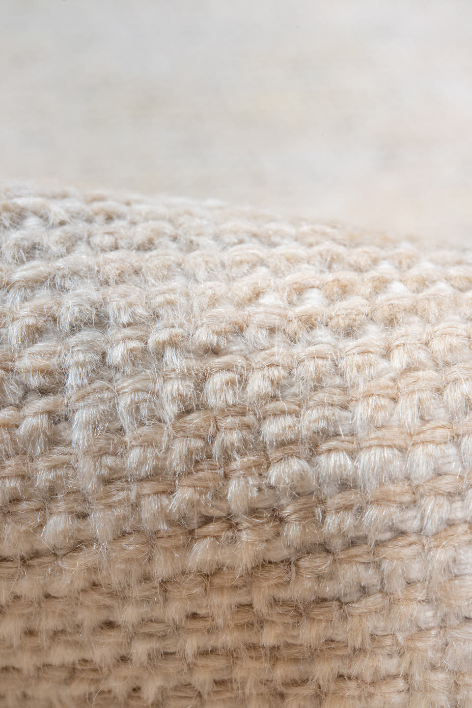 3' x 9' one-of-a-kind handmade vintage Oushak runner rug. Color palette: ivory, cream, beige, taupe, gray