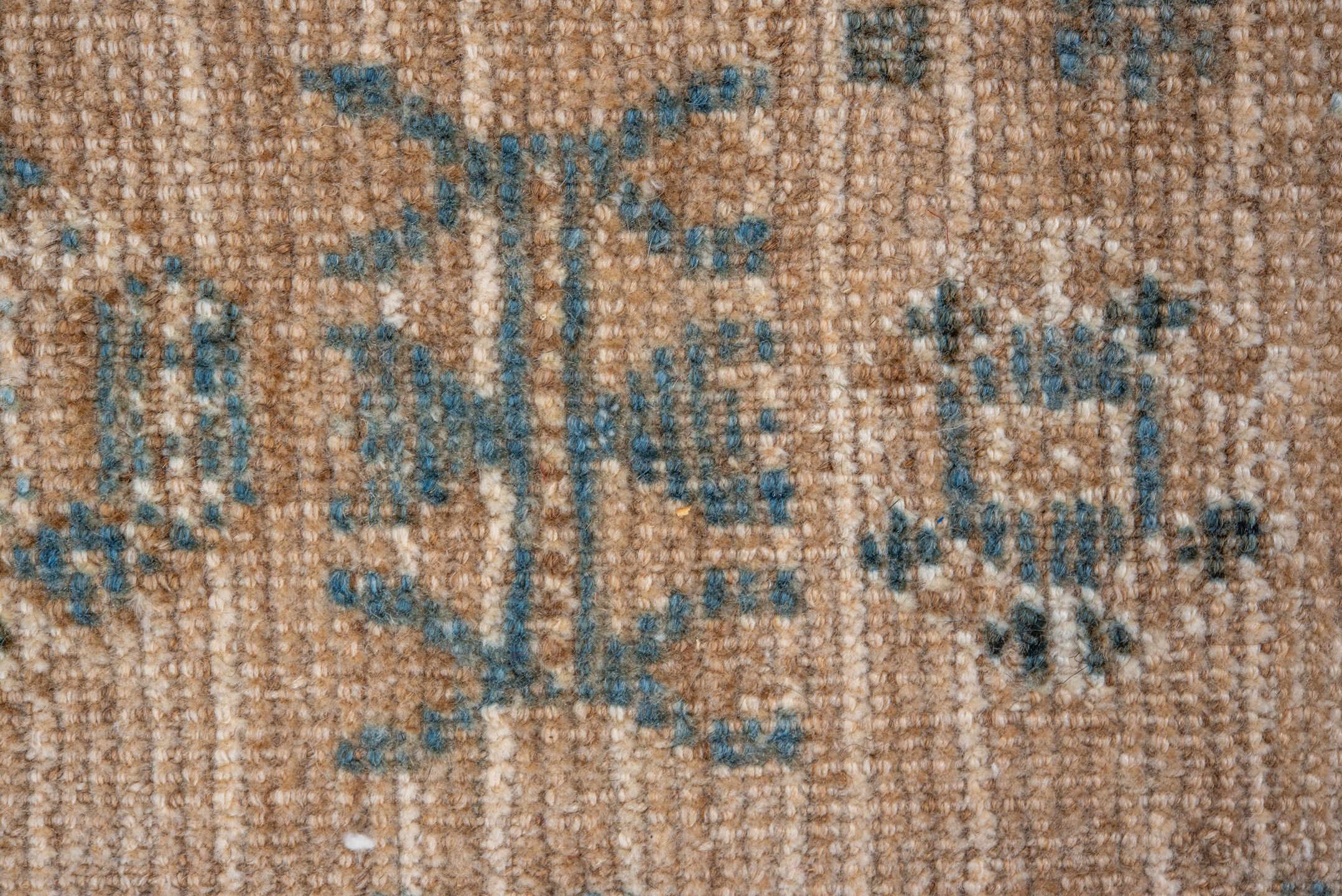 7' x 10' one-of-a-kind handmade vintage Shiraz large size rug. Color palette: ivory, sky blue, beige, taupe, camel, slate