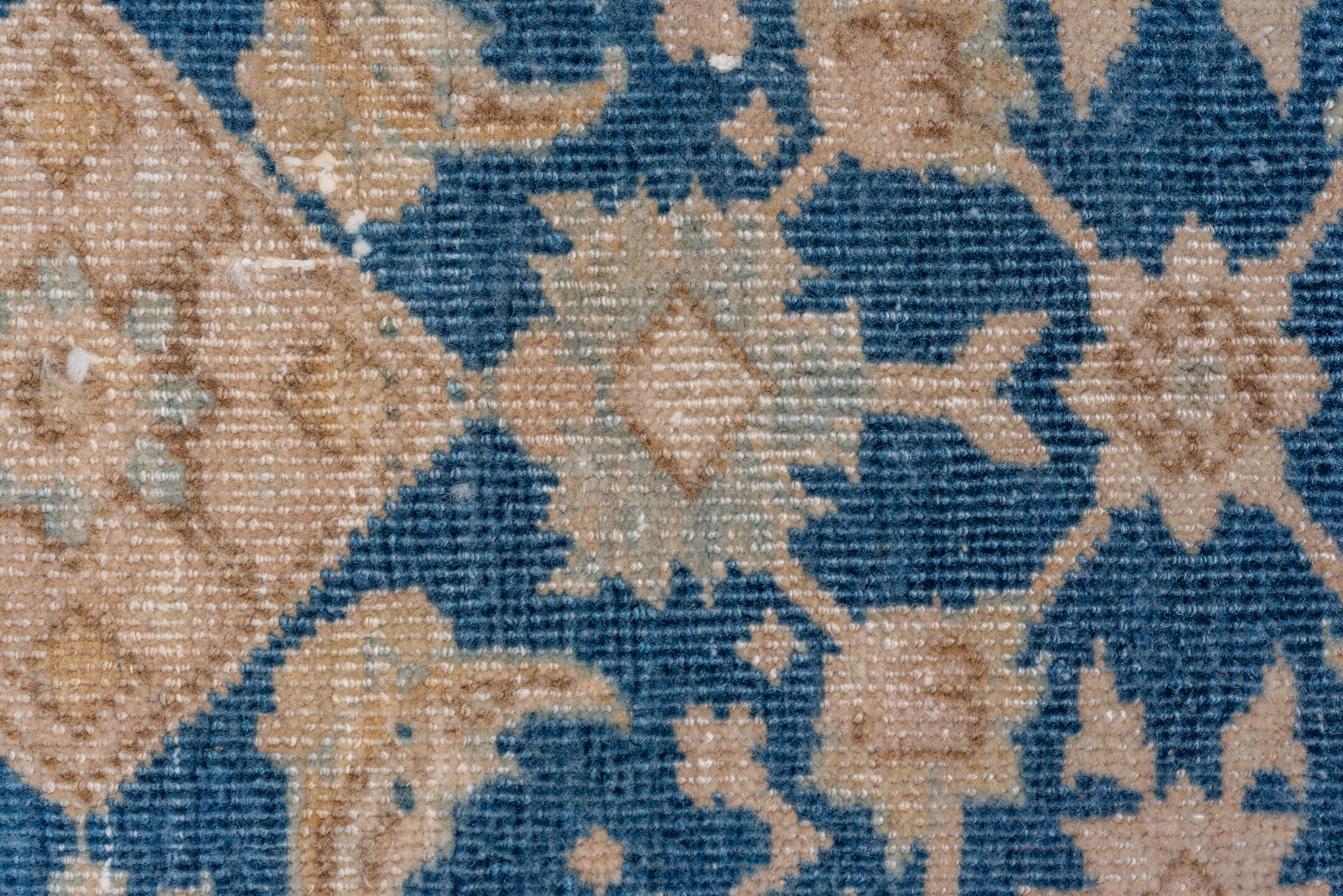 7' x 10' one-of-a-kind handmade vintage Tabriz large size rug. Color palette: ivory, sky blue, beige, cream, taupe