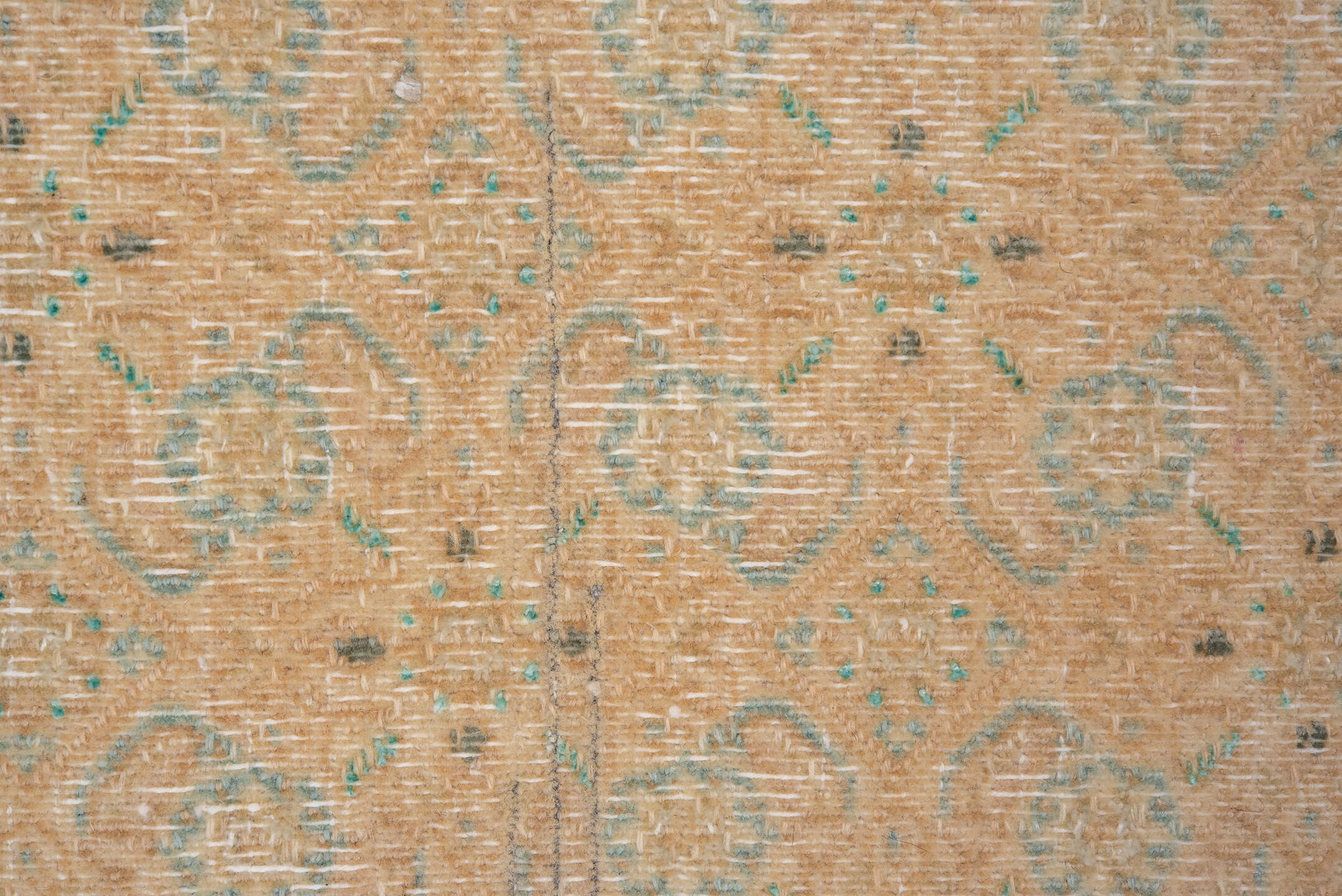 7' x 9' one-of-a-kind handmade vintage Tabriz rug. Color palette: brown, gray, light gray, off-white, orange, tan