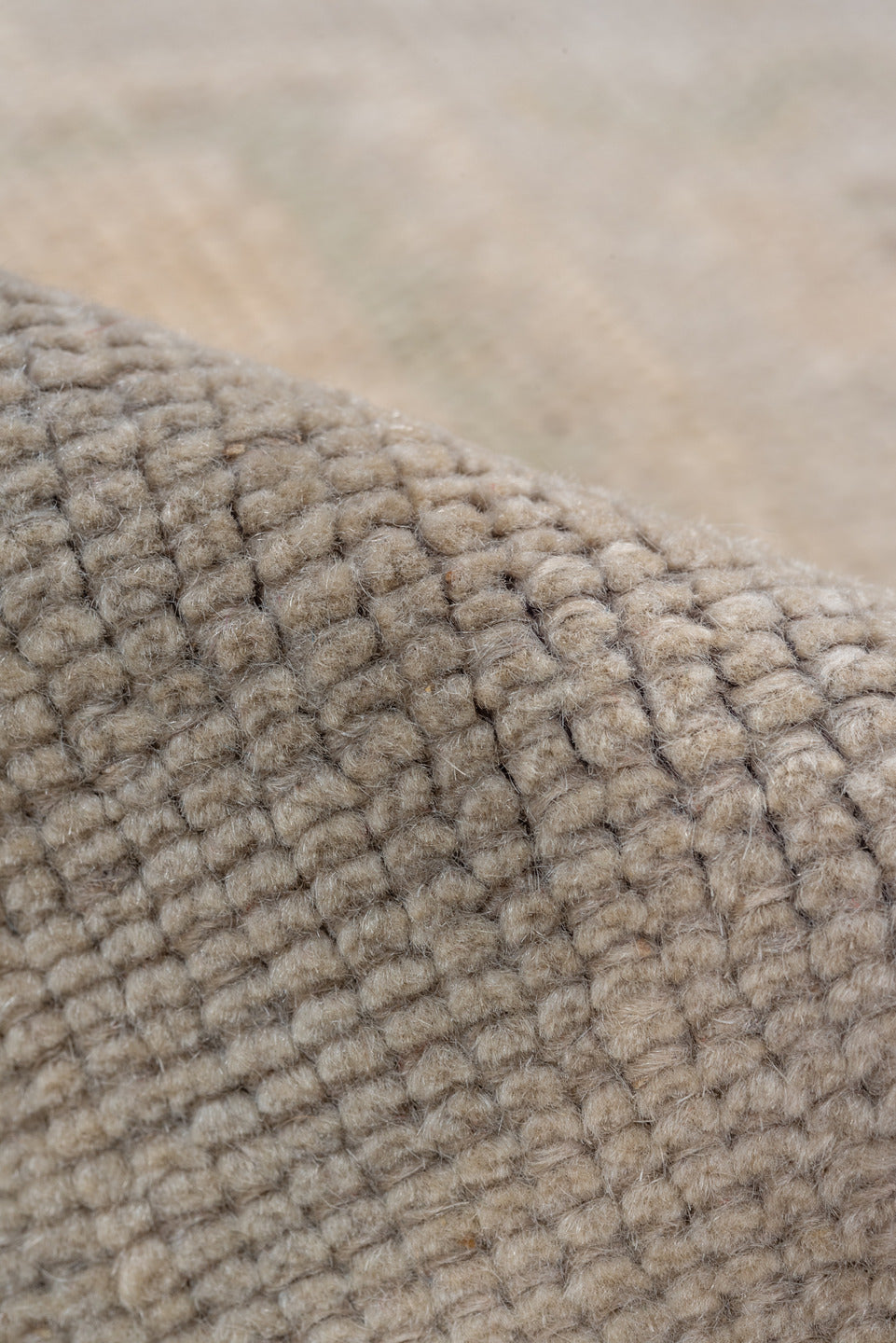 2' x 5' one-of-a-kind handmade vintage Oushak small size rug. Color palette: brown, gray, light gray, off-white, pink, snow