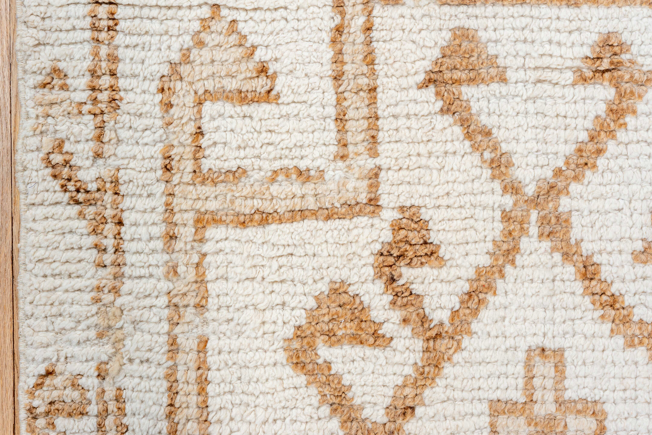 3' x 11' one-of-a-kind handmade vintage Oushak runner rug. Color palette: ivory, tan, camel, beige