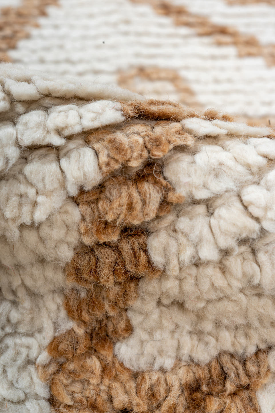 3' x 11' one-of-a-kind handmade vintage Oushak runner rug. Color palette: ivory, tan, camel, beige