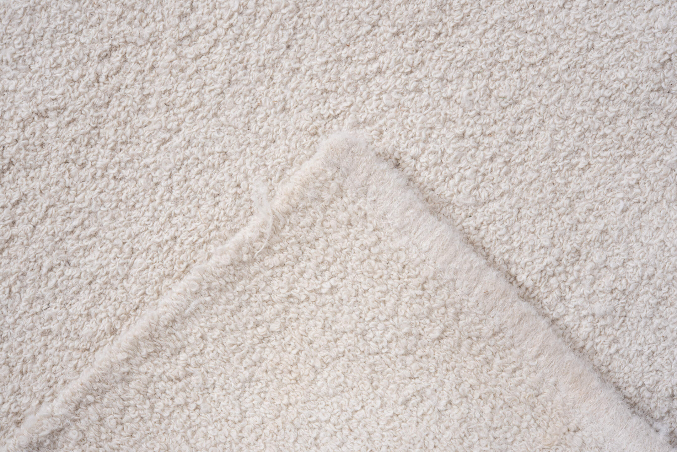 6' x 7' one-of-a-kind handmade vintage Alpaca rug. Color palette: ivory, cream, light gray