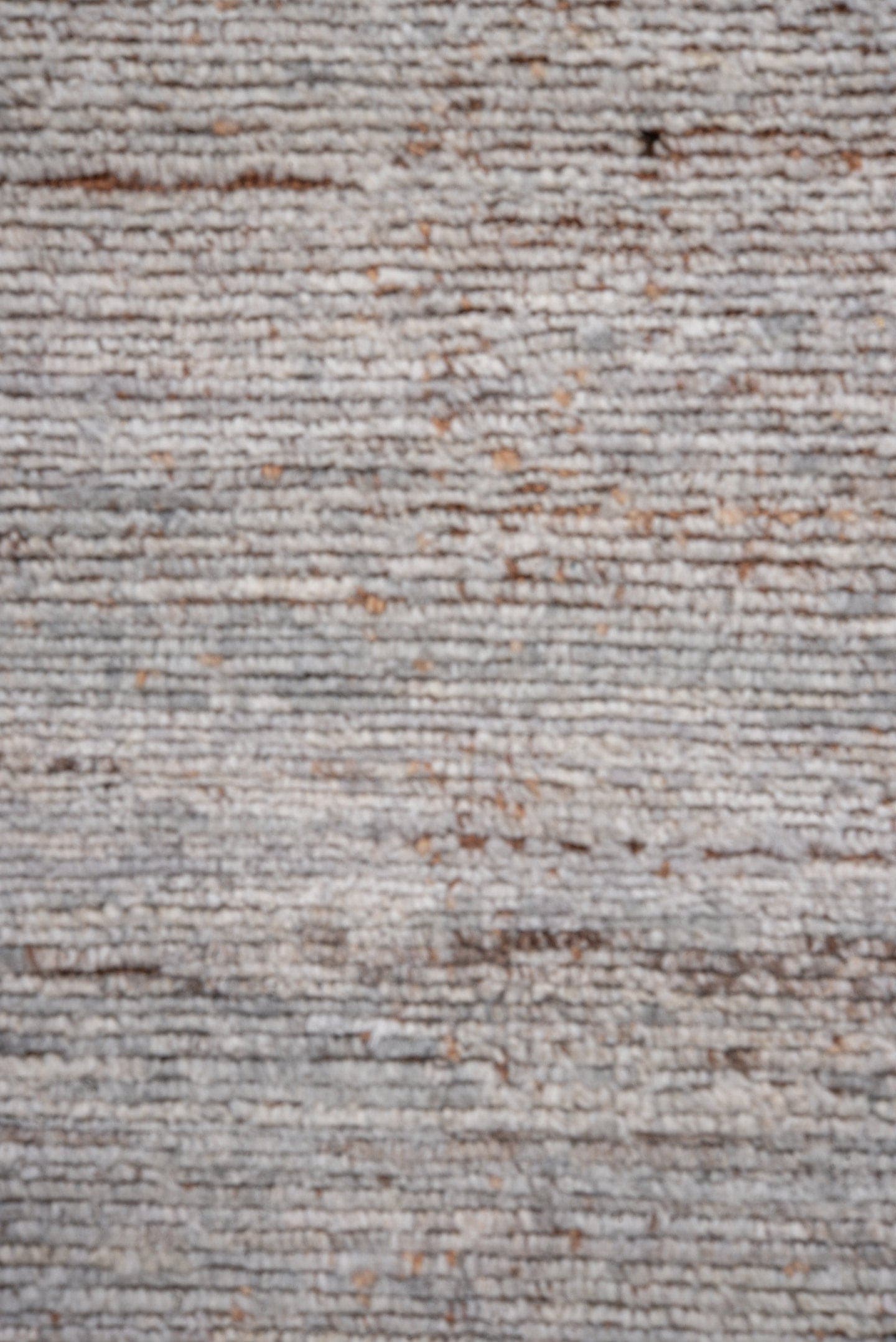 3' x 8' one-of-a-kind handmade vintage Tulu runner rug. Color palette: ivory, taupe, camel, cream, light gray, beige, gray