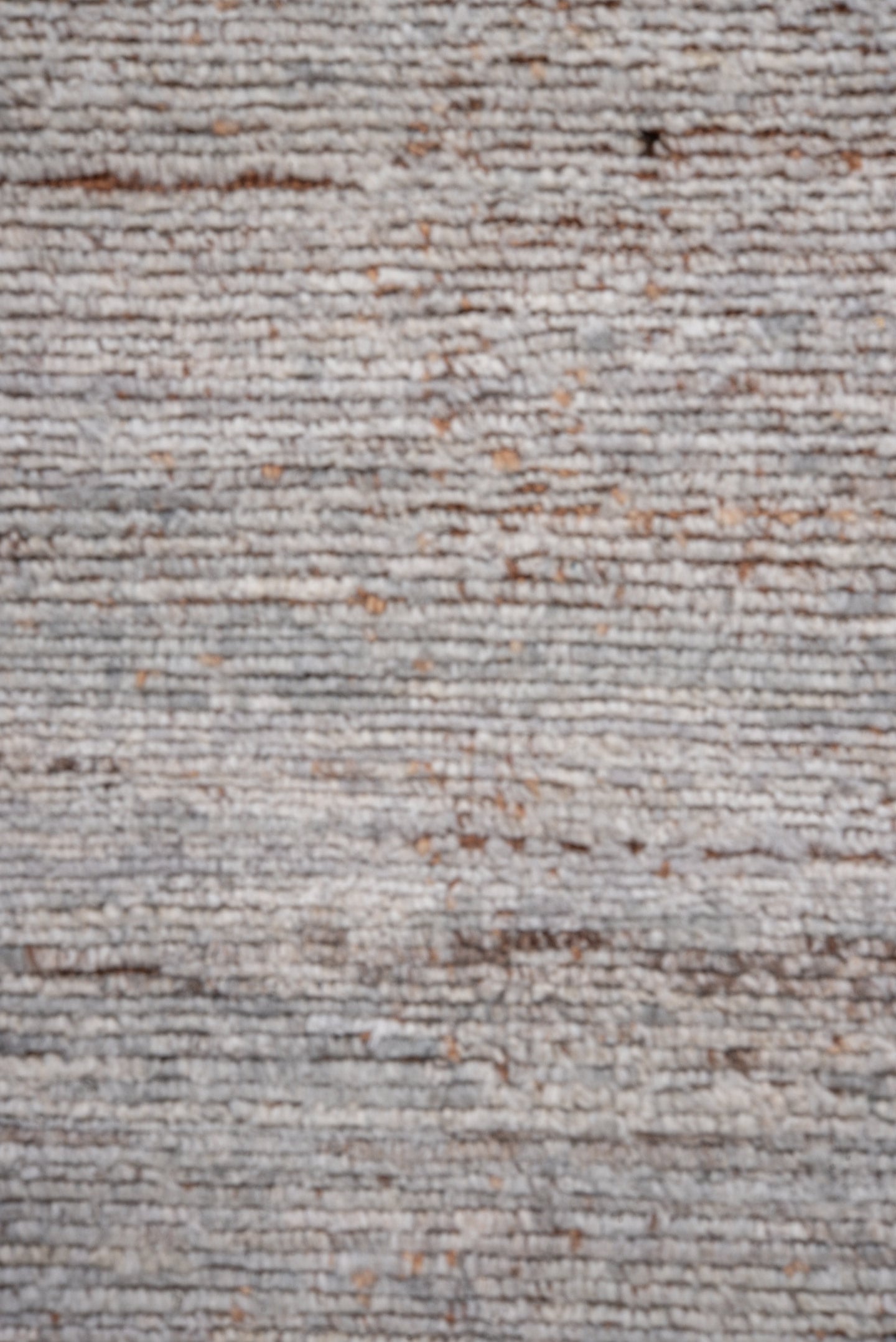 3' x 8' one-of-a-kind handmade vintage Tulu runner rug. Color palette: ivory, taupe, camel, cream, light gray, beige, gray