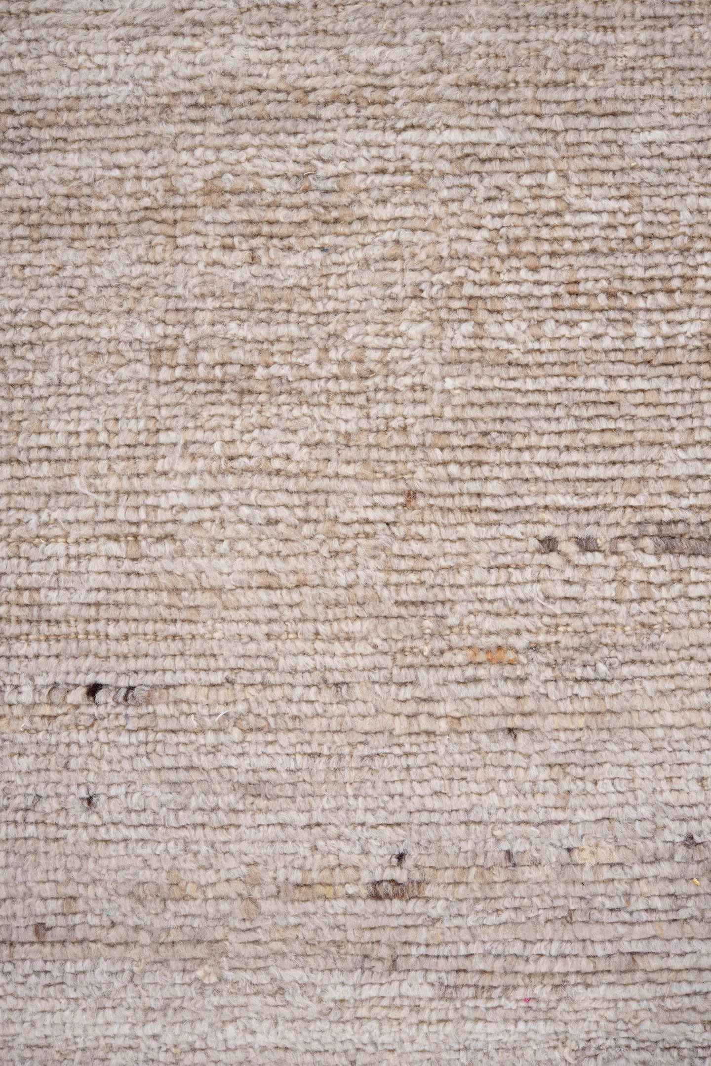 3' x 8' one-of-a-kind handmade vintage Moroccan runner rug. Color palette: ivory, beige, cream, taupe, camel, brown, gray
