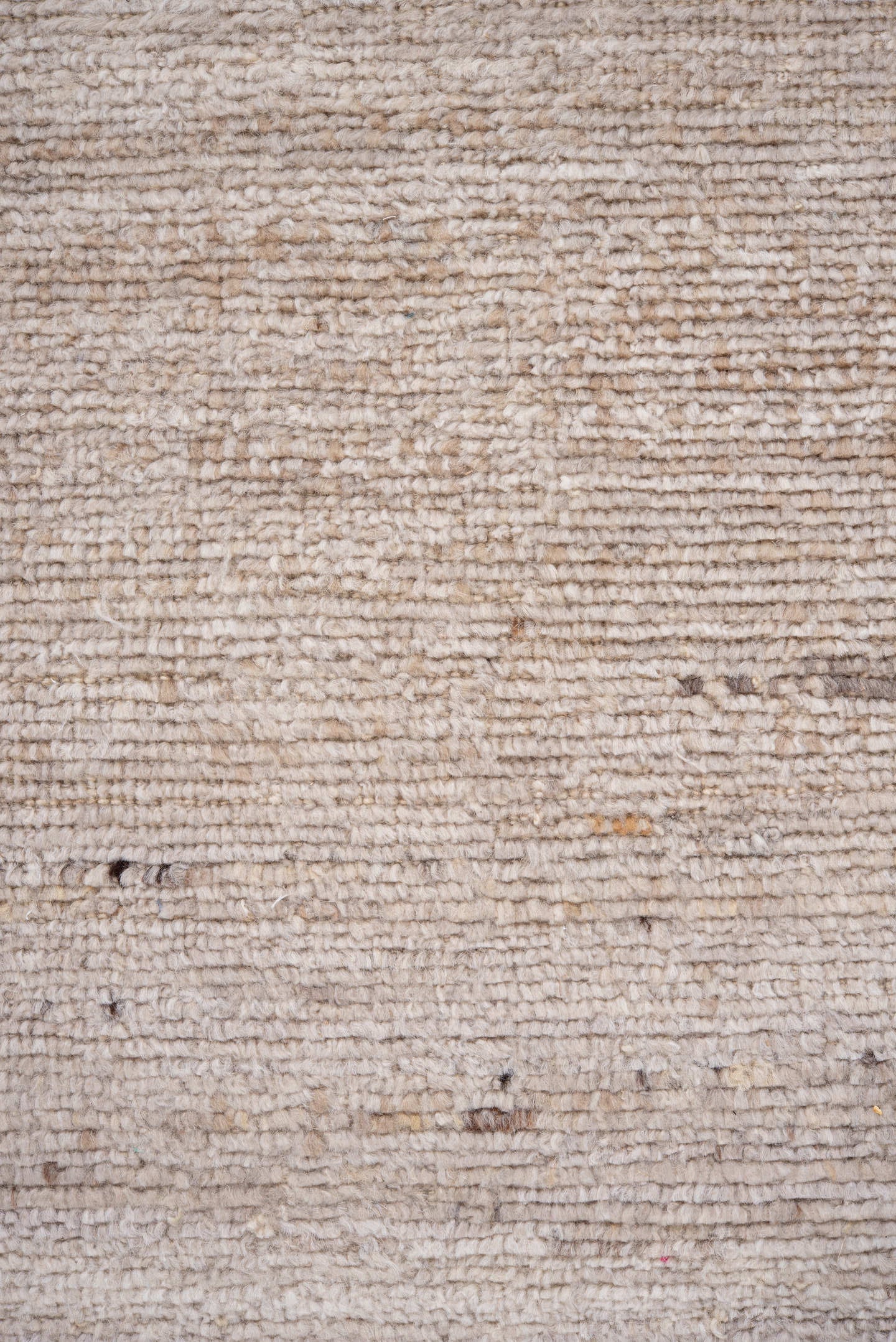 3' x 8' one-of-a-kind handmade vintage Moroccan runner rug. Color palette: ivory, beige, cream, taupe, camel, brown, gray