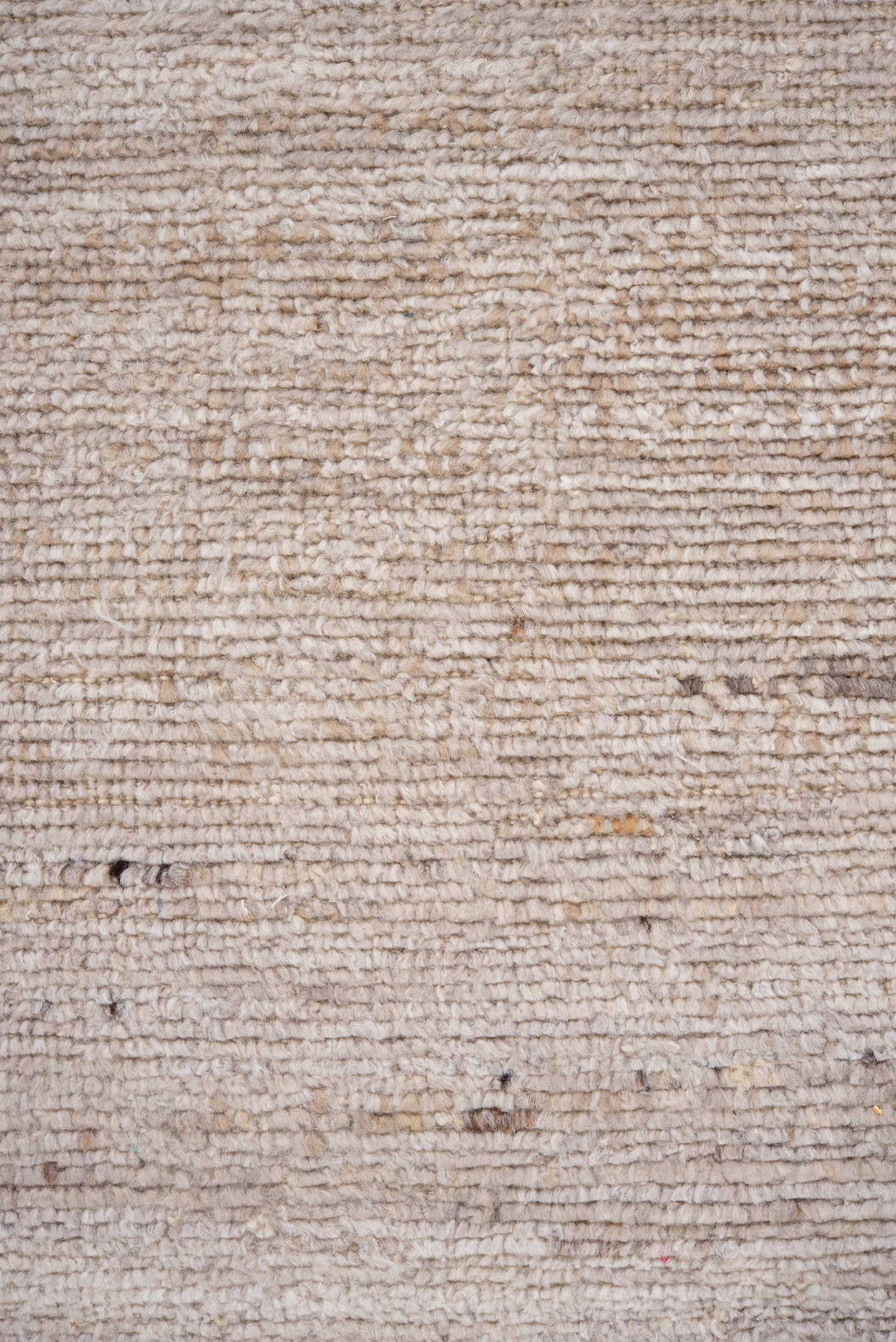 3' x 8' one-of-a-kind handmade vintage Moroccan runner rug. Color palette: ivory, beige, cream, taupe, camel, brown, gray