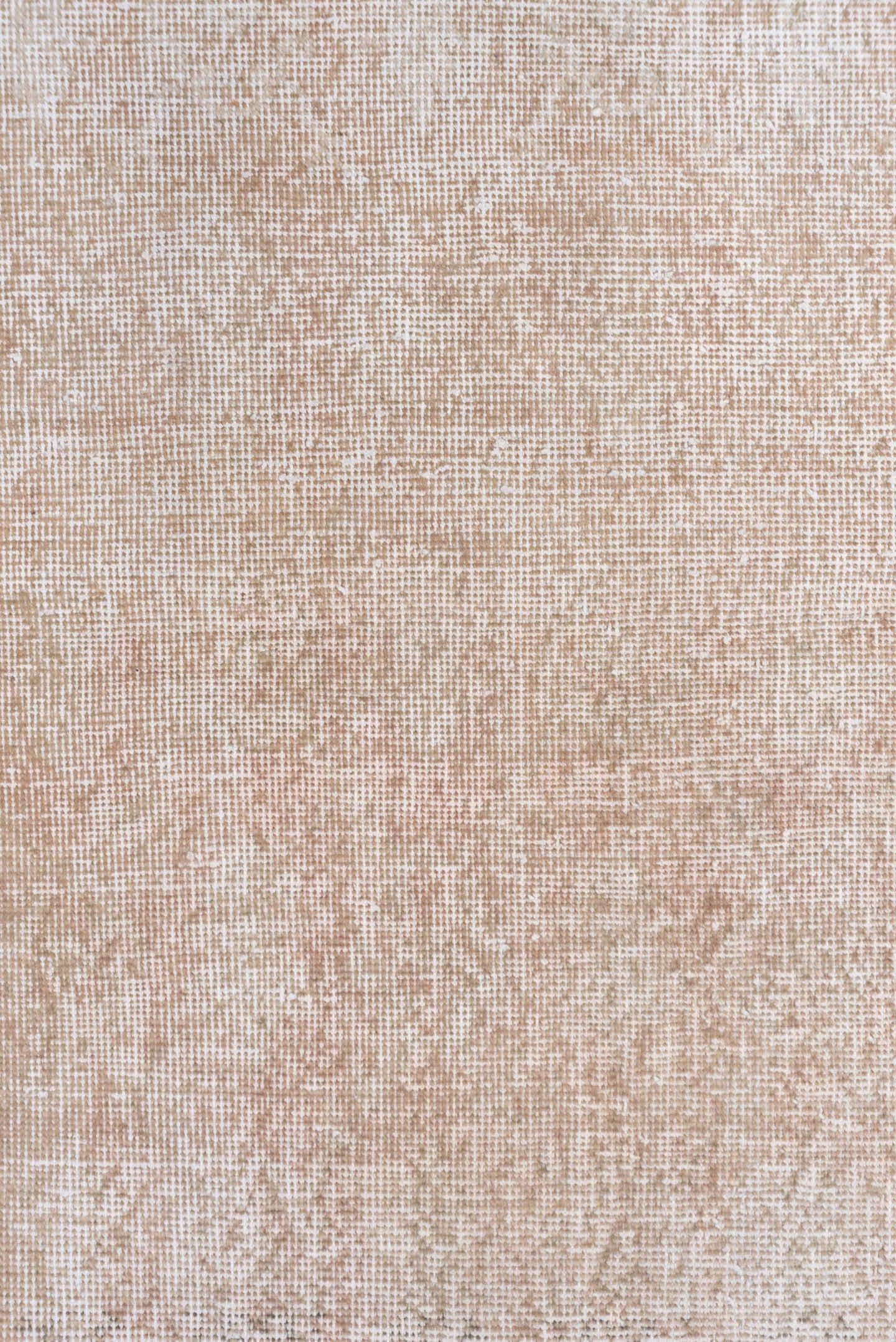 3' x 6' one-of-a-kind handmade vintage Oushak small size rug. Color palette: beige, ivory, taupe, camel, gray