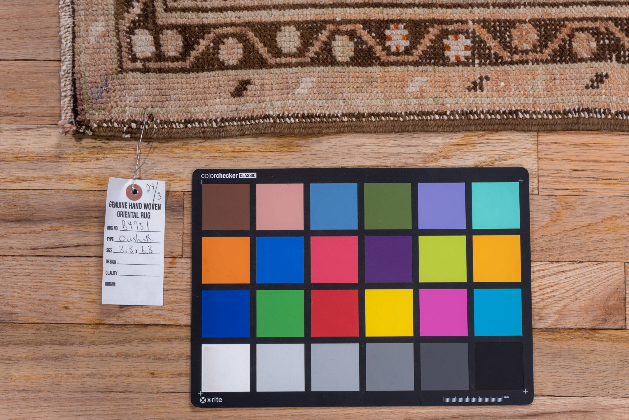 3' x 6' one-of-a-kind handmade vintage Oushak small size rug. Color palette: brown, gray, light gray, off-white, pink, snow