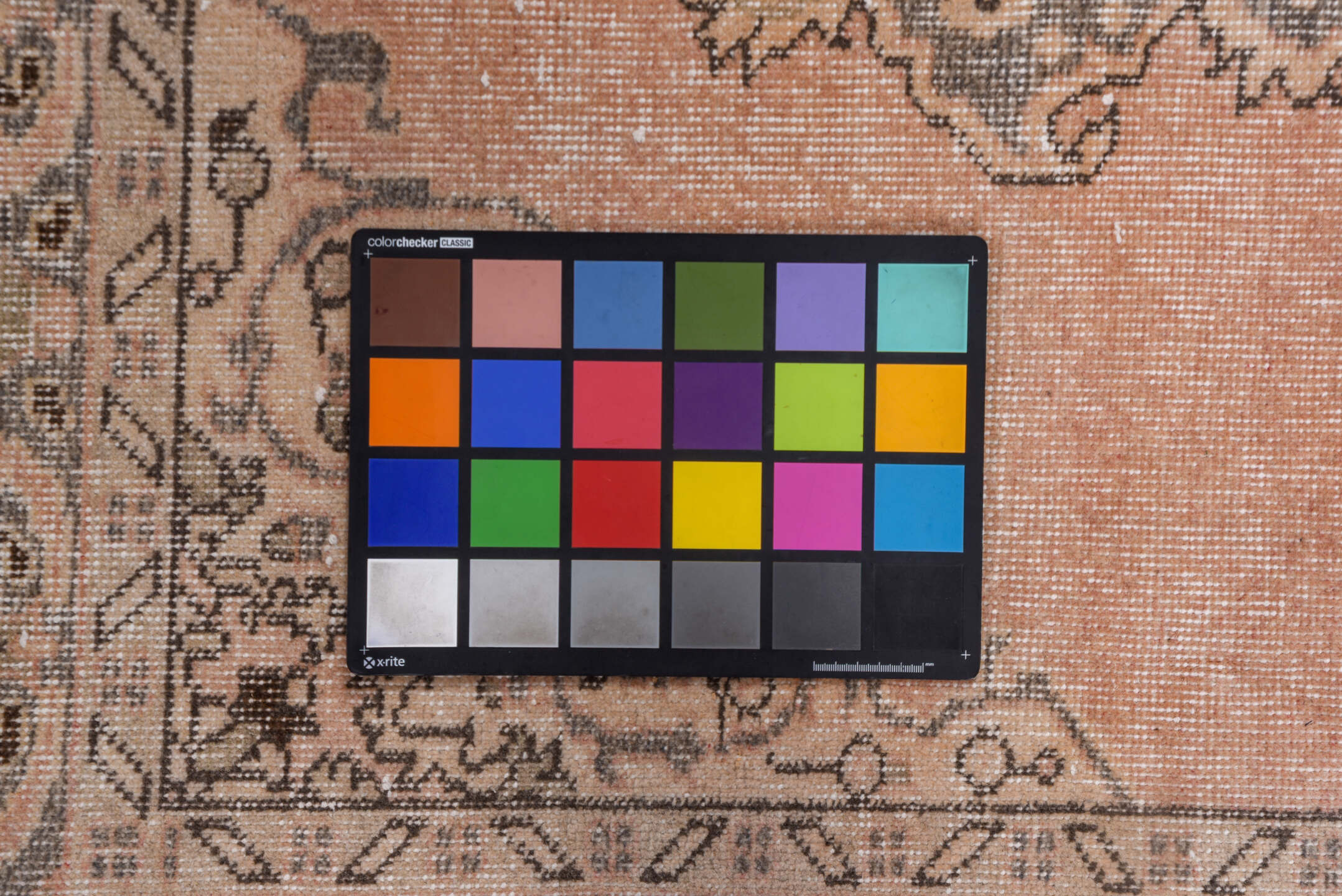 3' x 6' one-of-a-kind handmade vintage Oushak small size rug. Color palette: brown, dim gray, gainsboro, gray, light gray