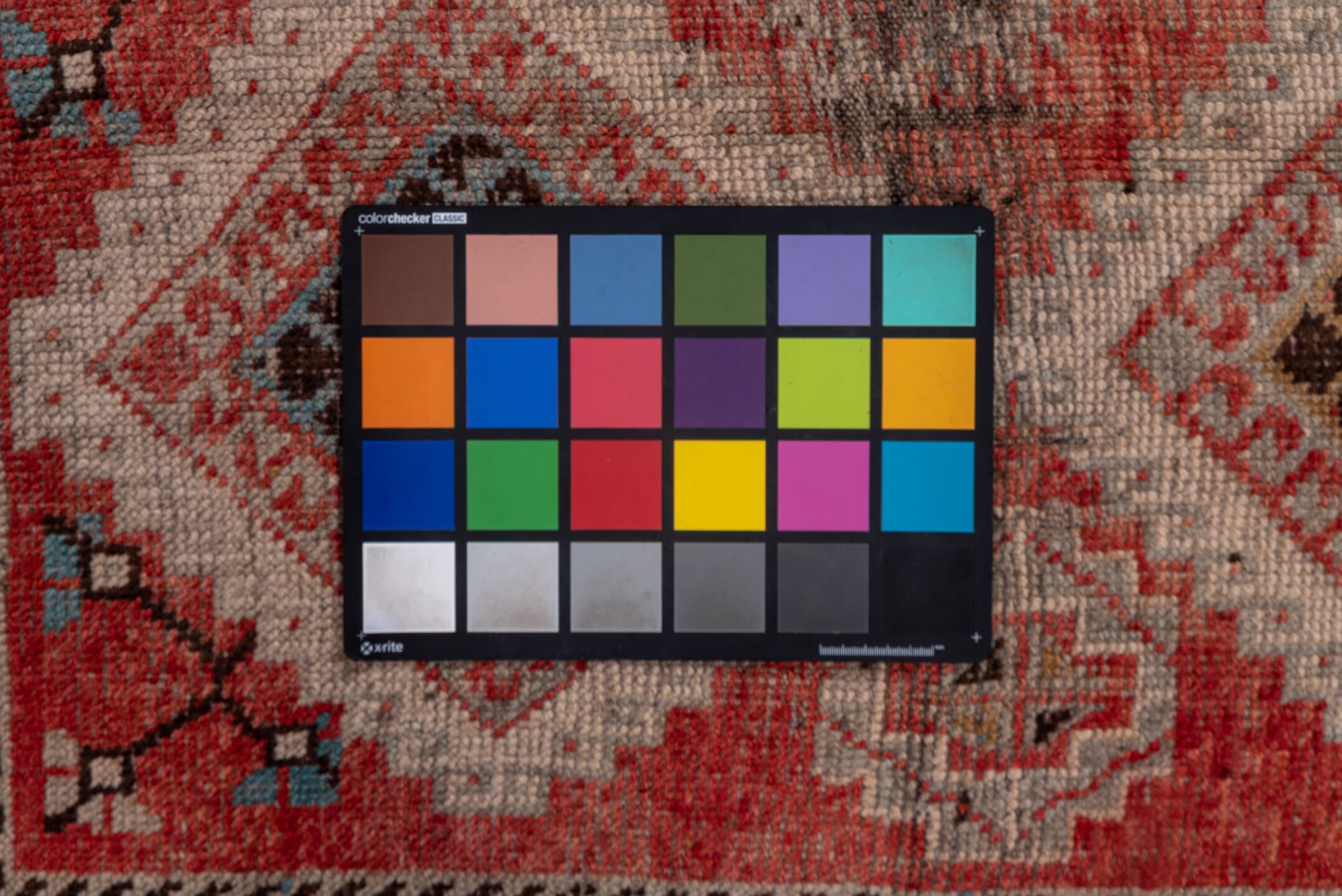 4' x 11' one-of-a-kind handmade vintage Oushak runner rug. Color palette: brown, gray, pink, red