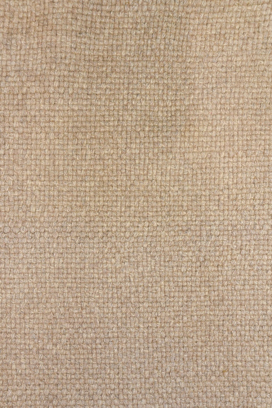 12' x 14' one-of-a-kind handmade vintage Highlander oversize rug. Color palette: cream, beige, taupe, camel, ivory, gray