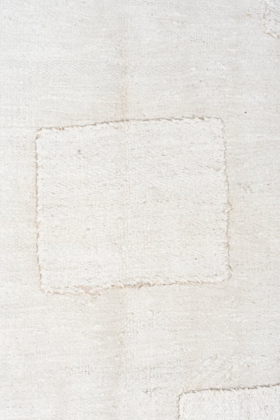 9' x 12' one-of-a-kind handmade vintage Hemp Kilim large size rug. Color palette: ivory, cream, beige