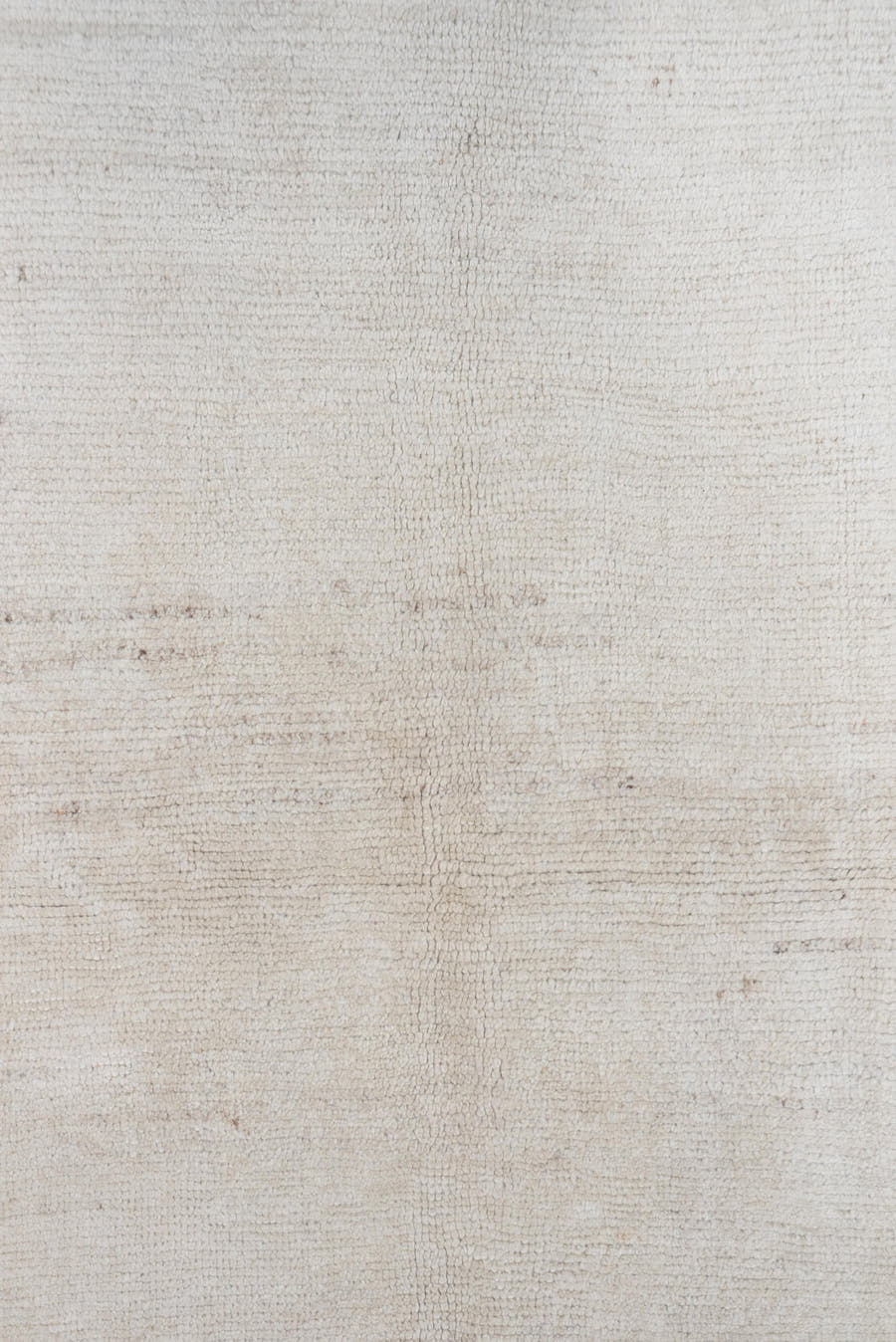 5' x 8' one-of-a-kind handmade antique Tulu medium size rug. Color palette: ivory, cream, beige, taupe, gray
