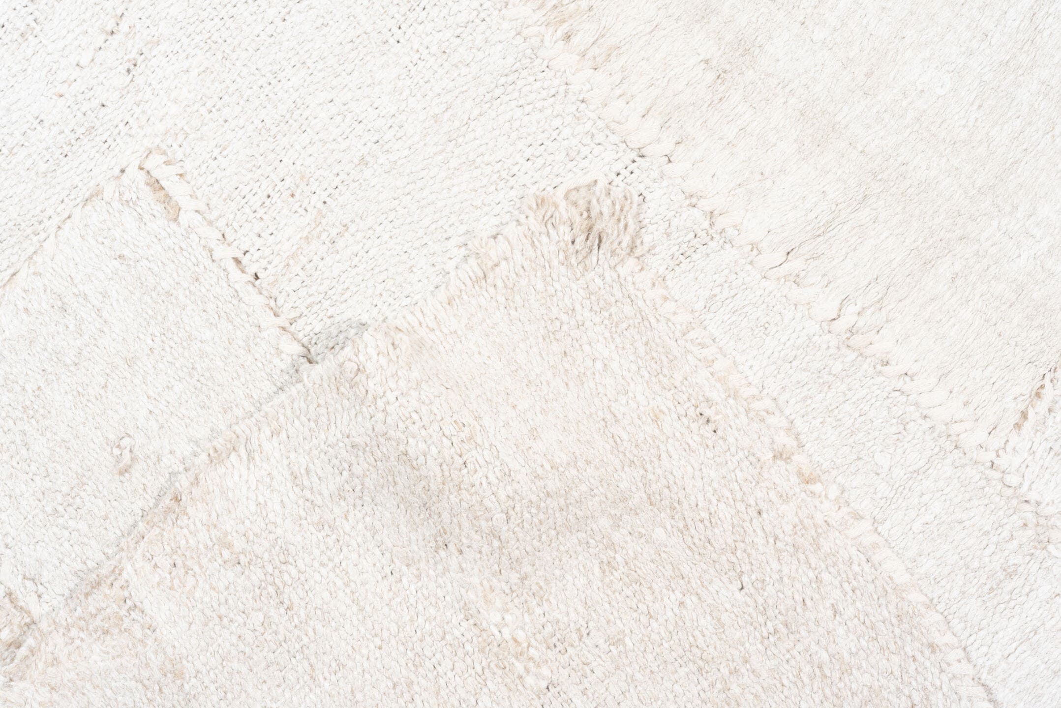 9' x 12' one-of-a-kind handmade vintage Hemp Kilim large size rug. Color palette: ivory, cream, beige