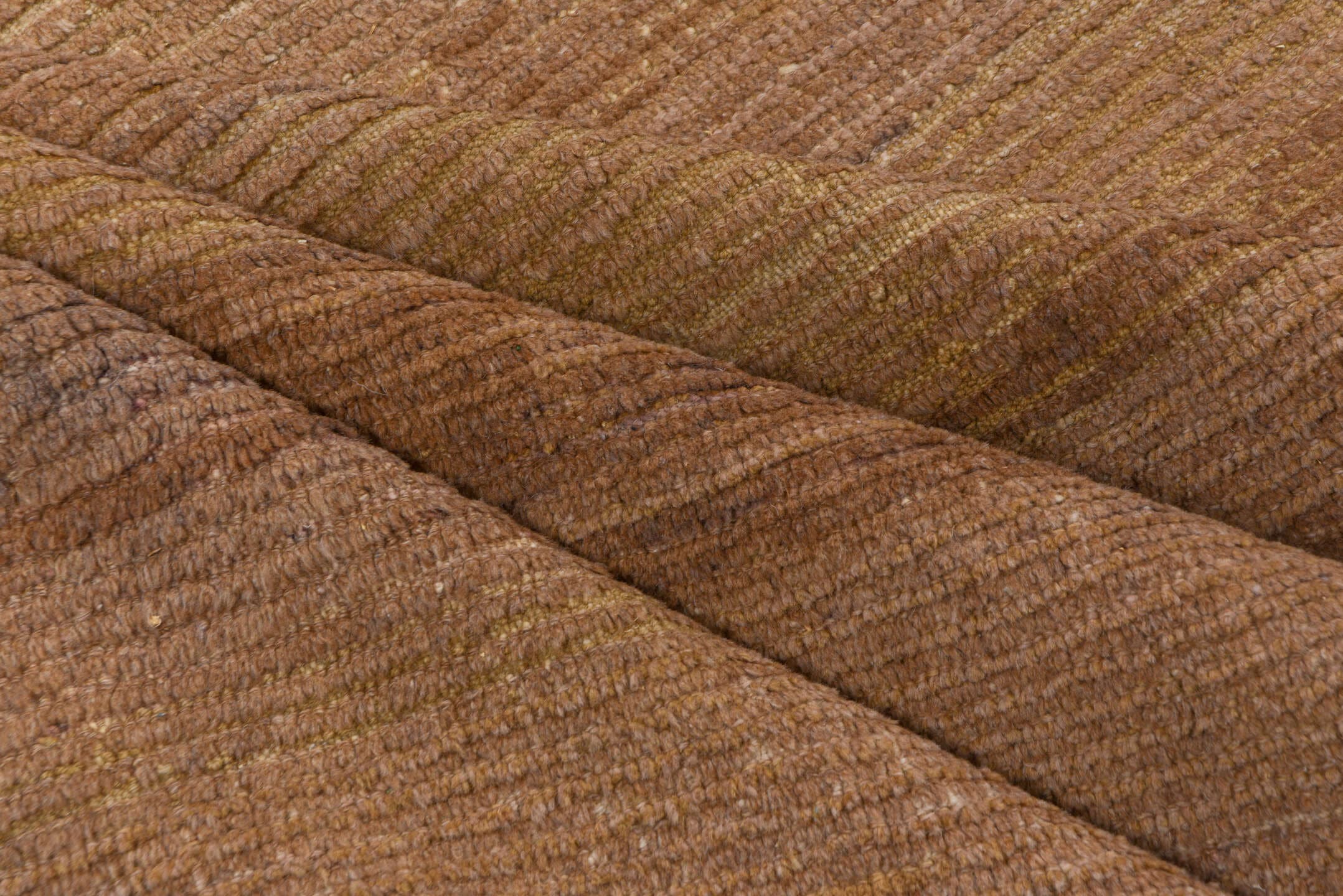 6' x 8' one-of-a-kind handmade vintage Tulu medium size rug. Color palette: taupe, camel, beige, brown, gray